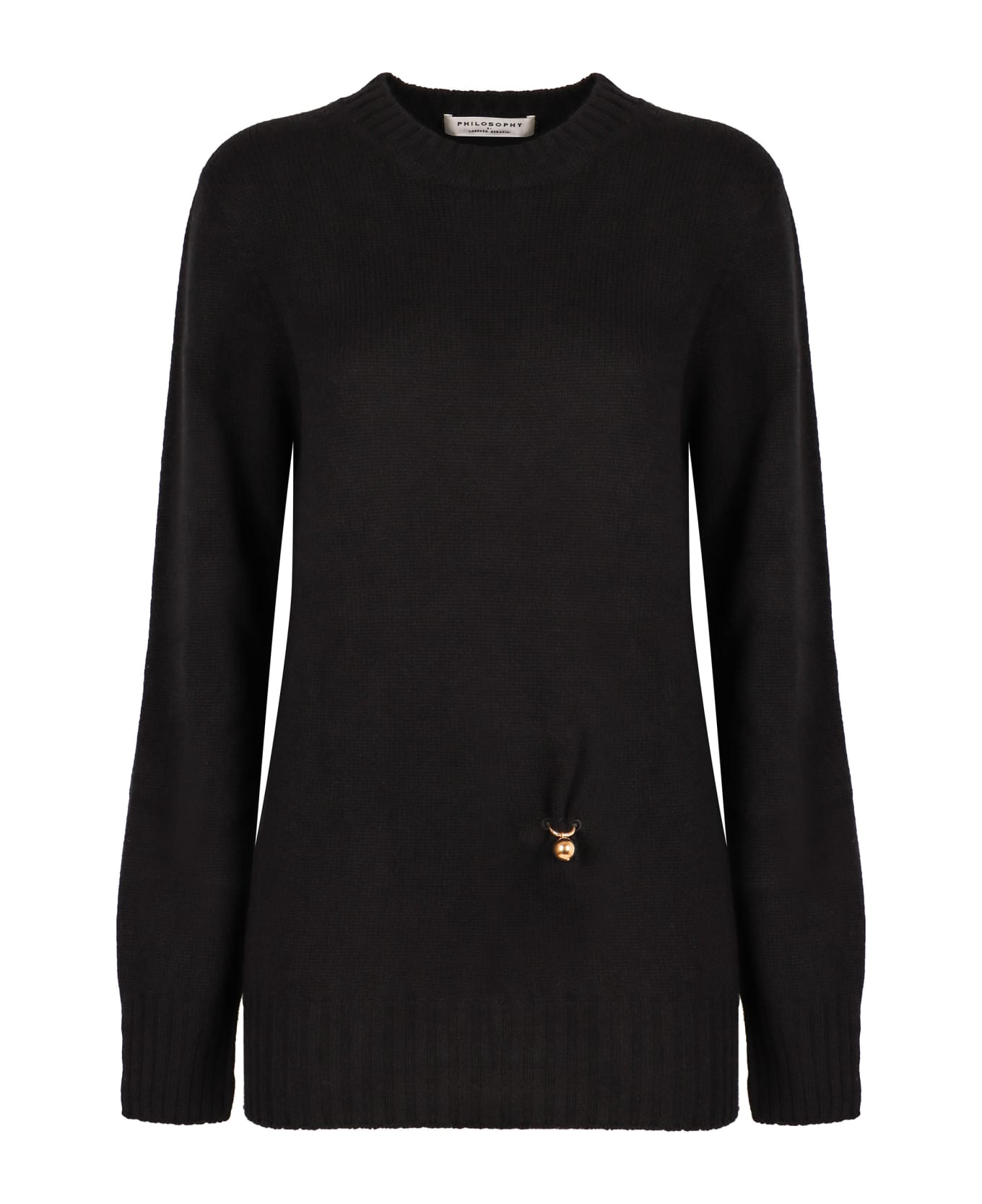 Philosophy di Lorenzo Serafini Wool And Cashmere Sweater - black