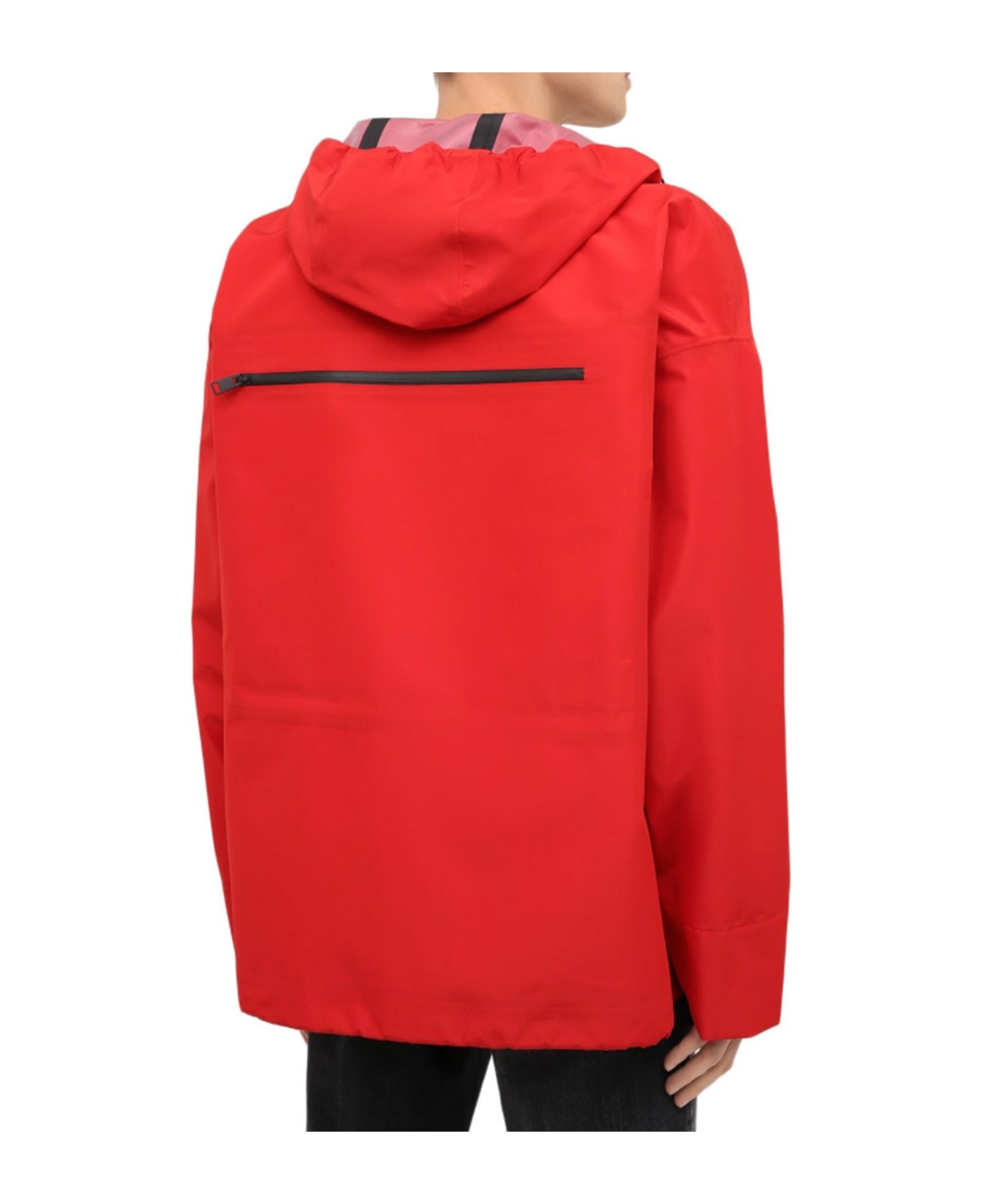 Bottega Veneta Windbreaker Jacket - Red