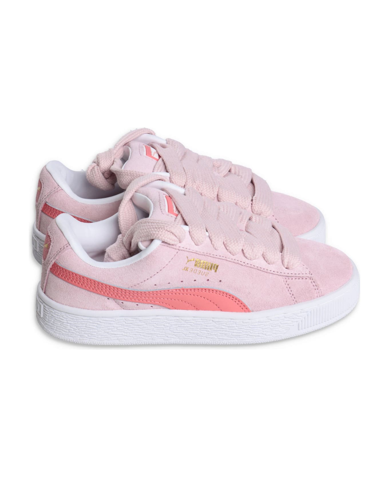 Puma Sneakers Rosa In Pelle Scamosciata Bambina - Rosa