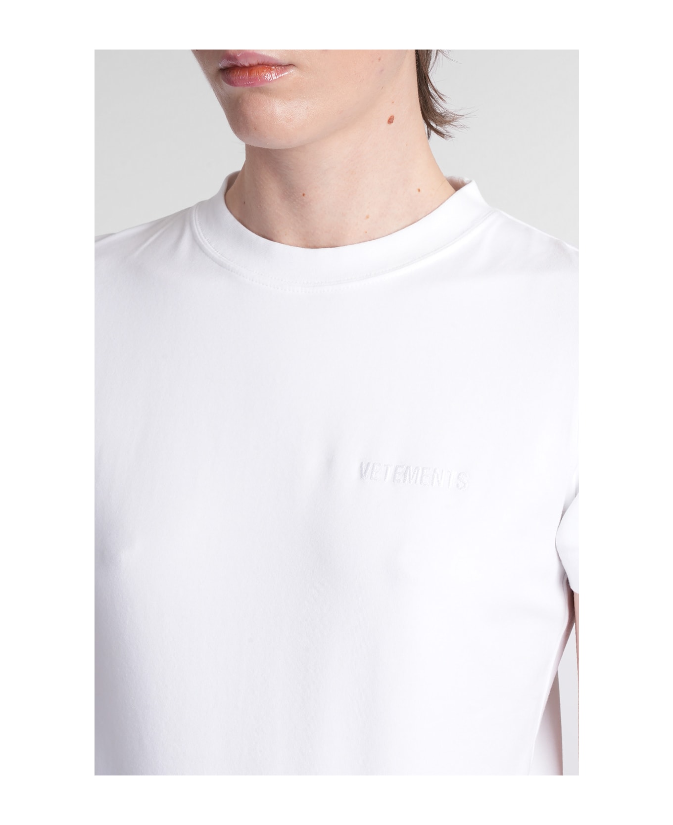 VETEMENTS T-shirt In White Cotton - white