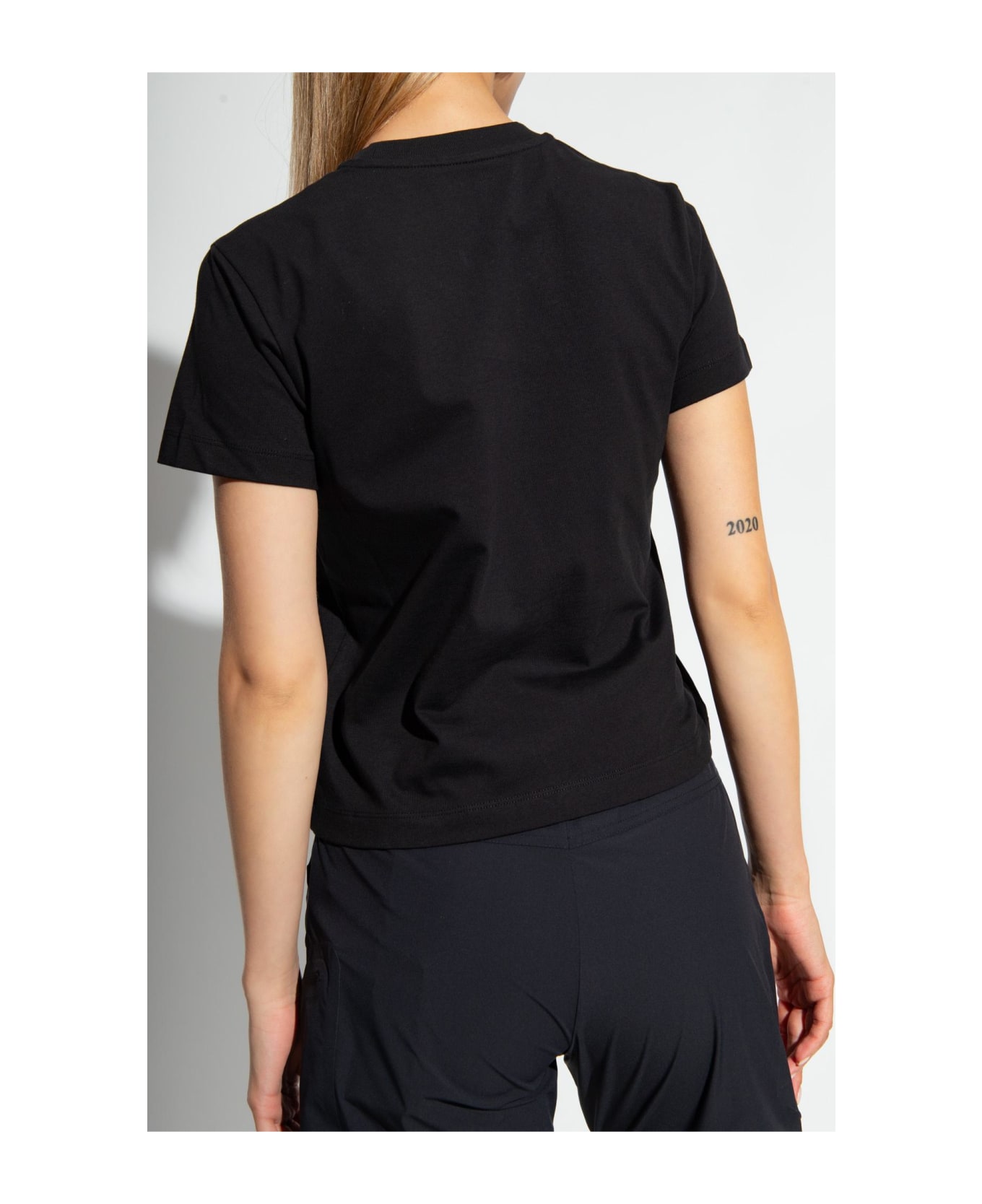 Moncler T-shirt With Logo - Black