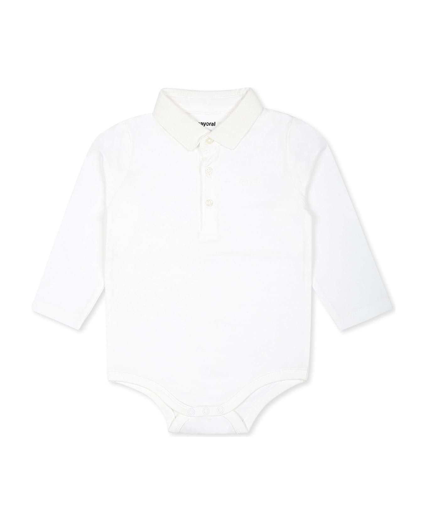 Petit Bateau White Body For Baby Girl - White