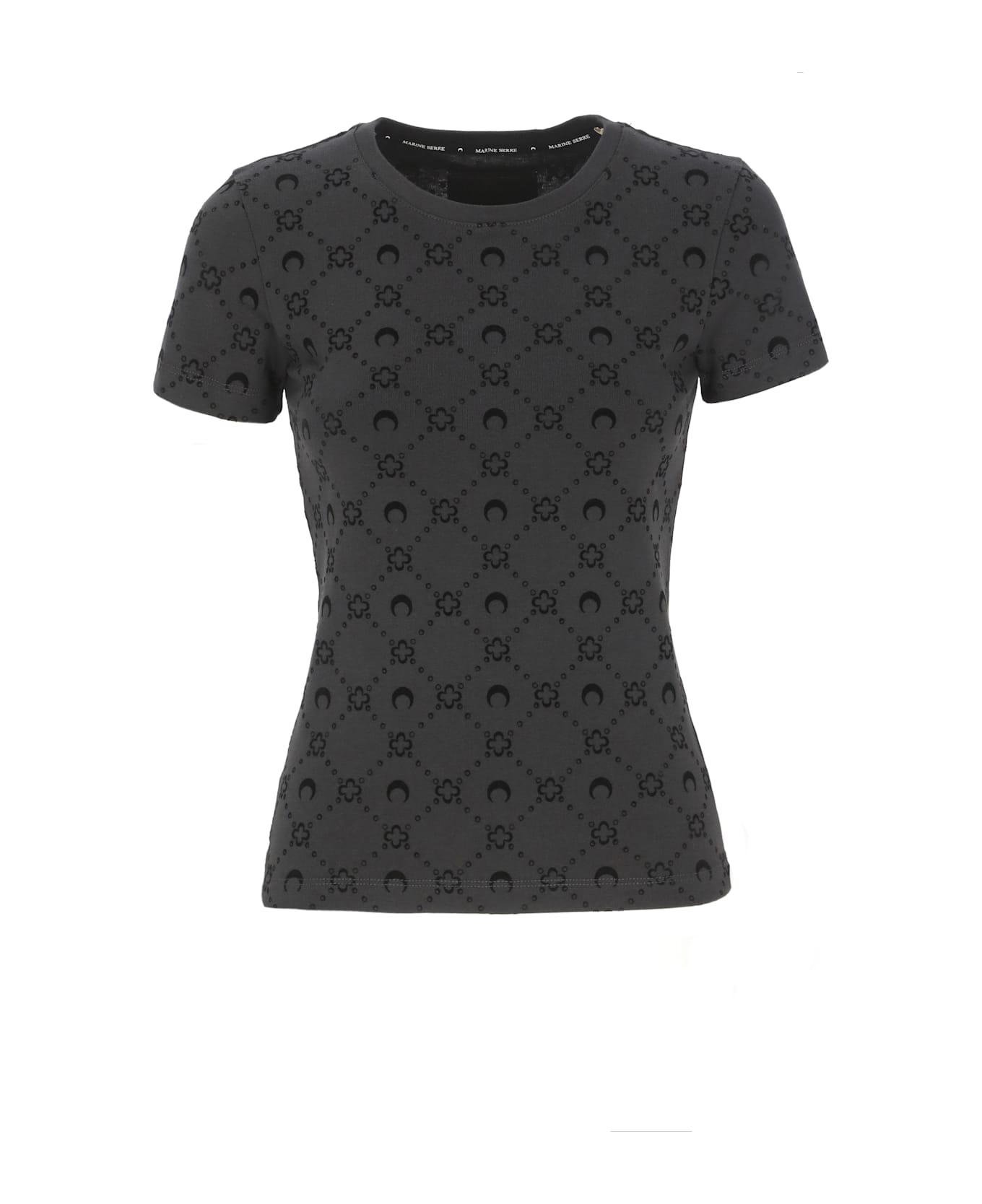 Marine Serre Moonogram T-shirt - Nero
