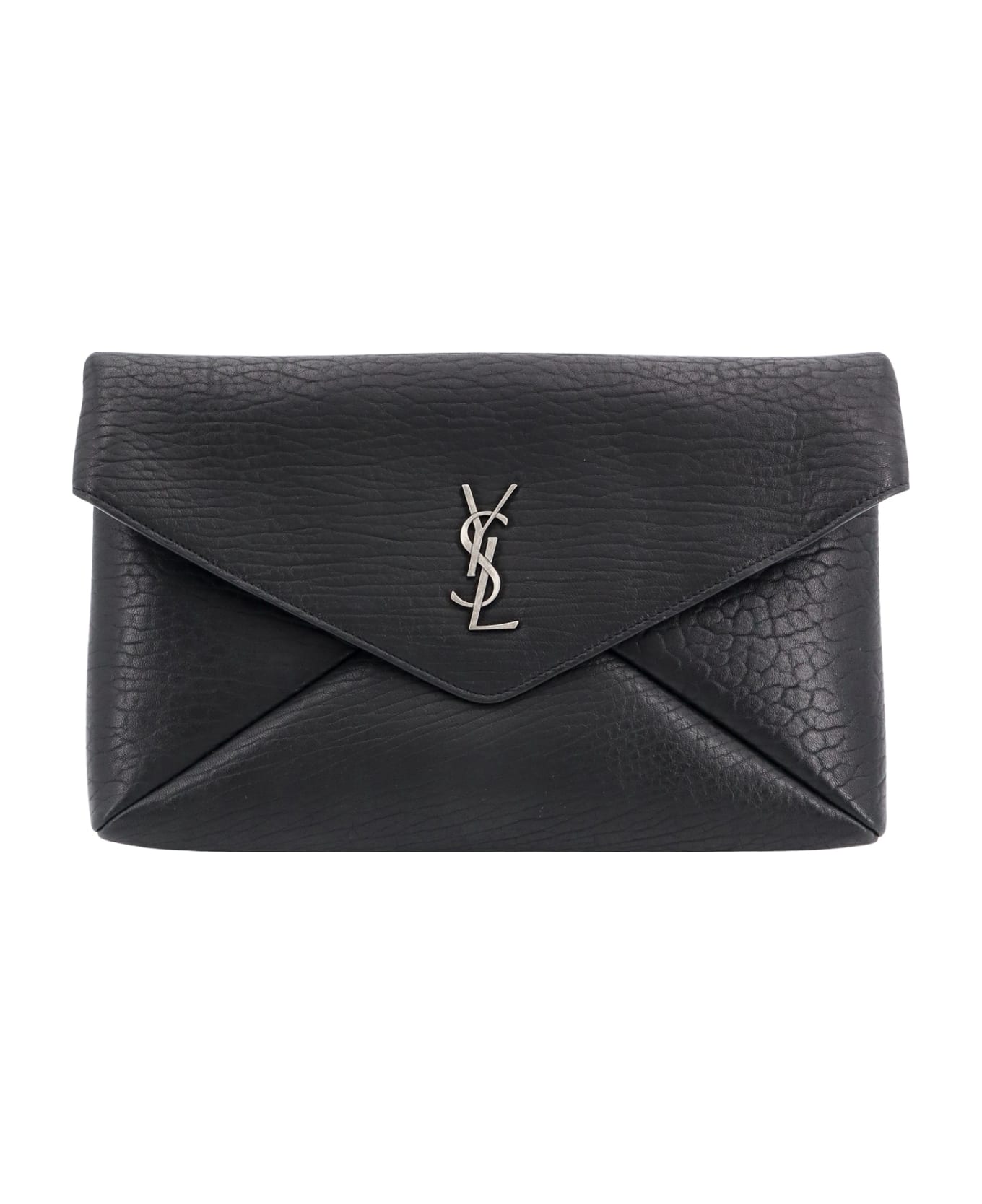 Saint Laurent Envelope Clutch - Black