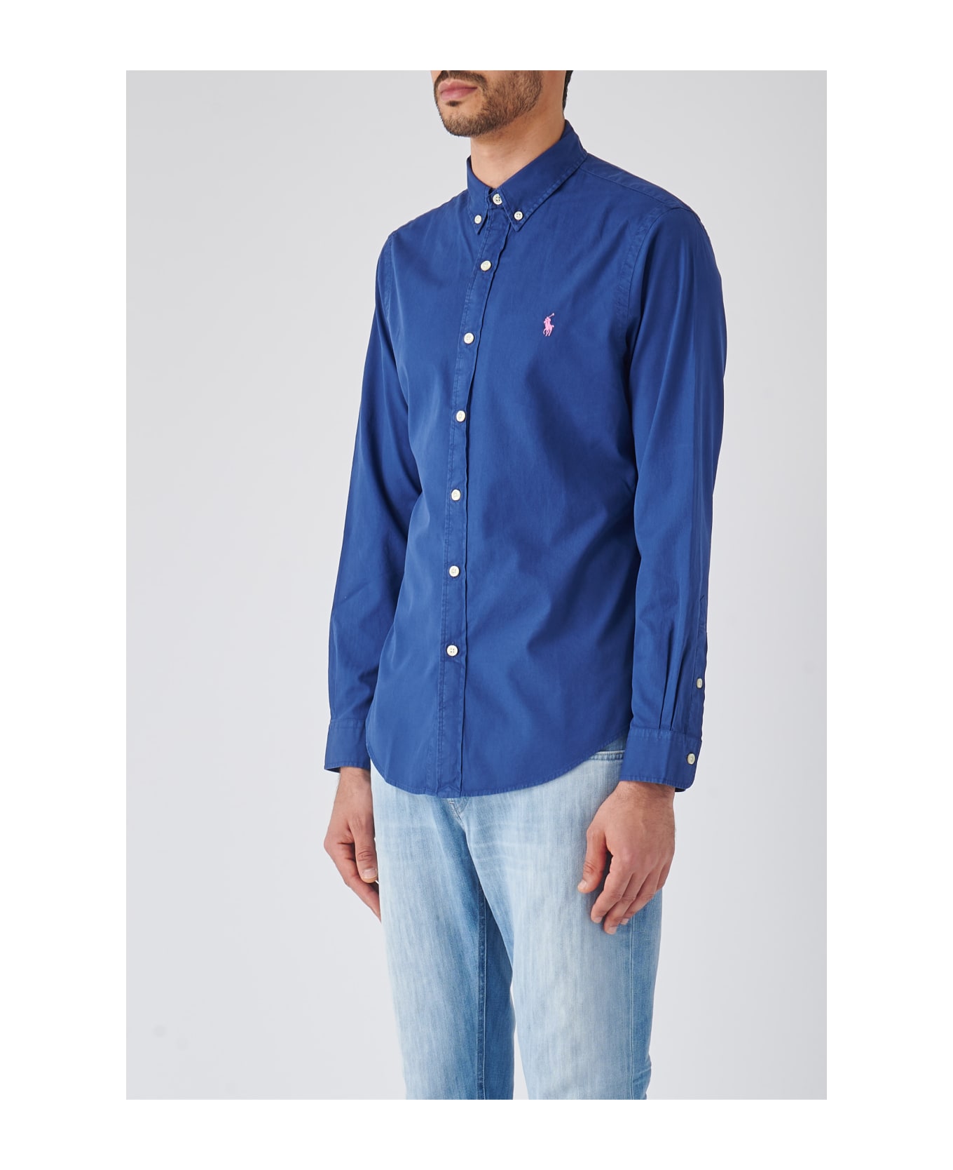 Polo Ralph Lauren Long Sleeve Sport Shirt Shirt - INCHIOSTRO