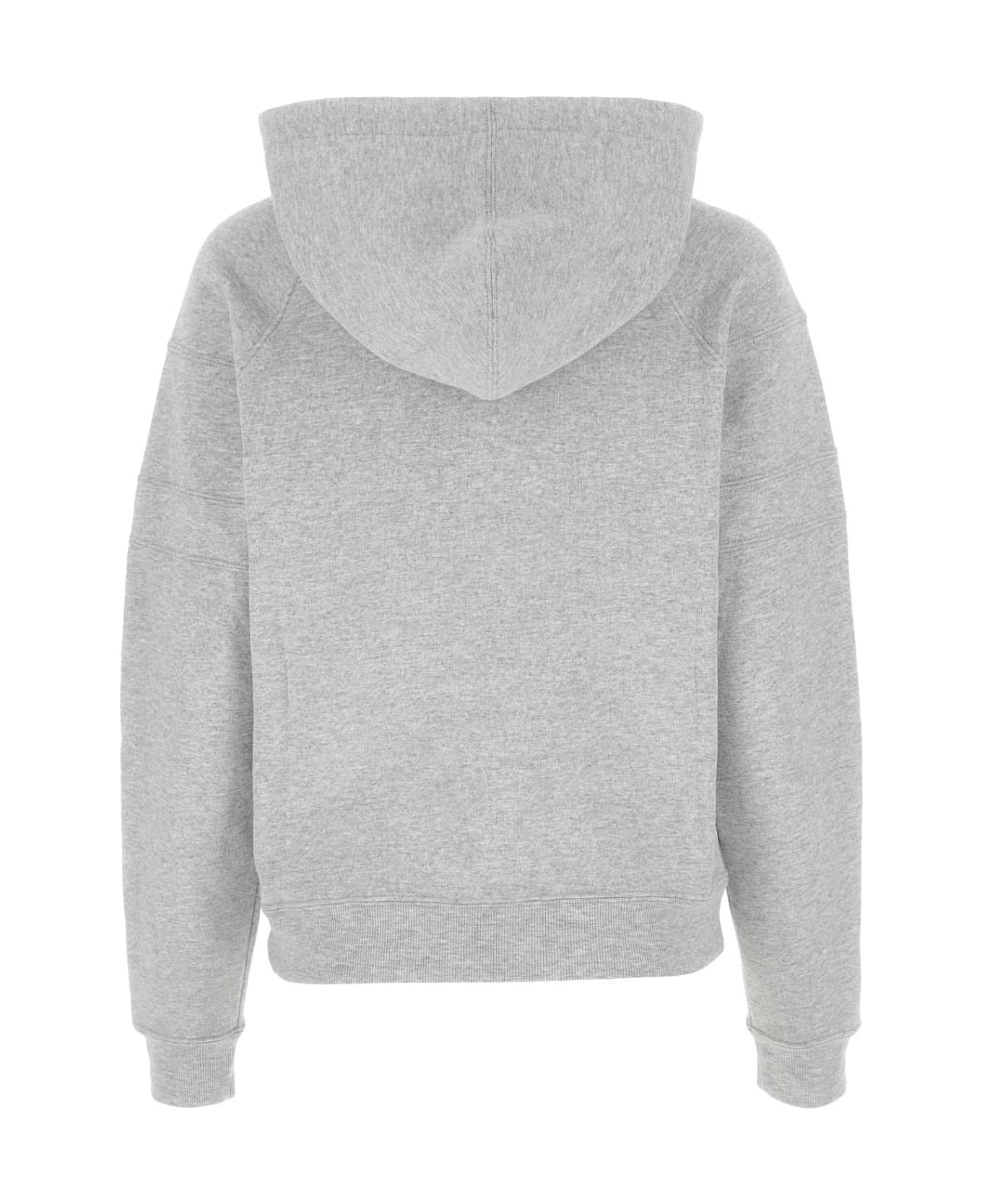 Saint Laurent Grey Cotton Blend Sweatshirt - 1403