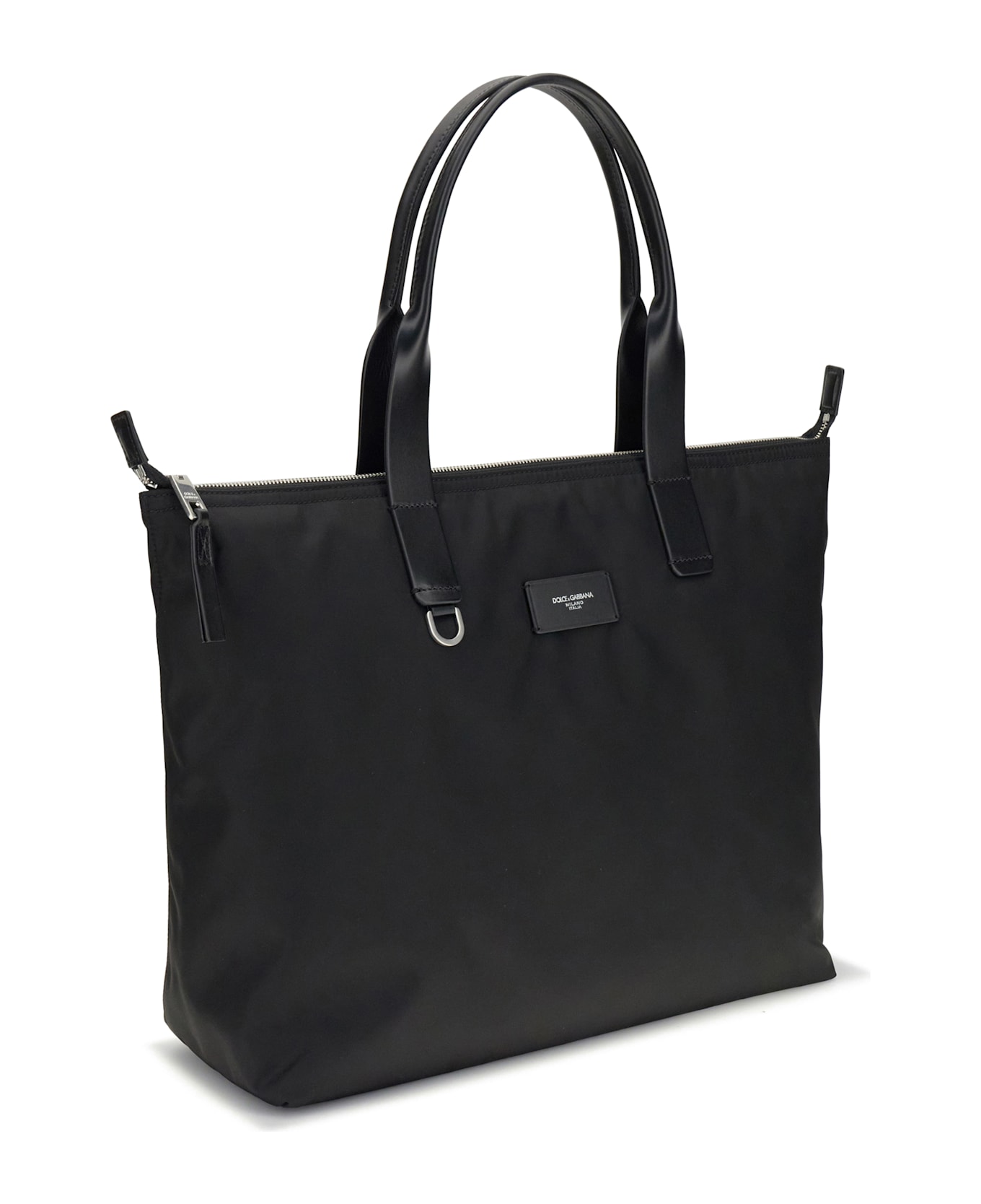 Dolce 
Gabbana Medium Tote Bag Crocodile Print - Black