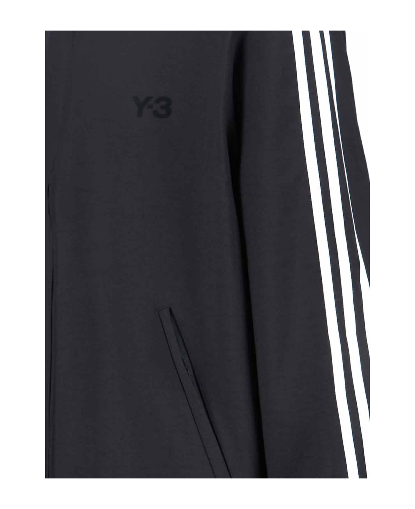 Y-3 
3-stripes
 Zip Sweatshirt - Black  