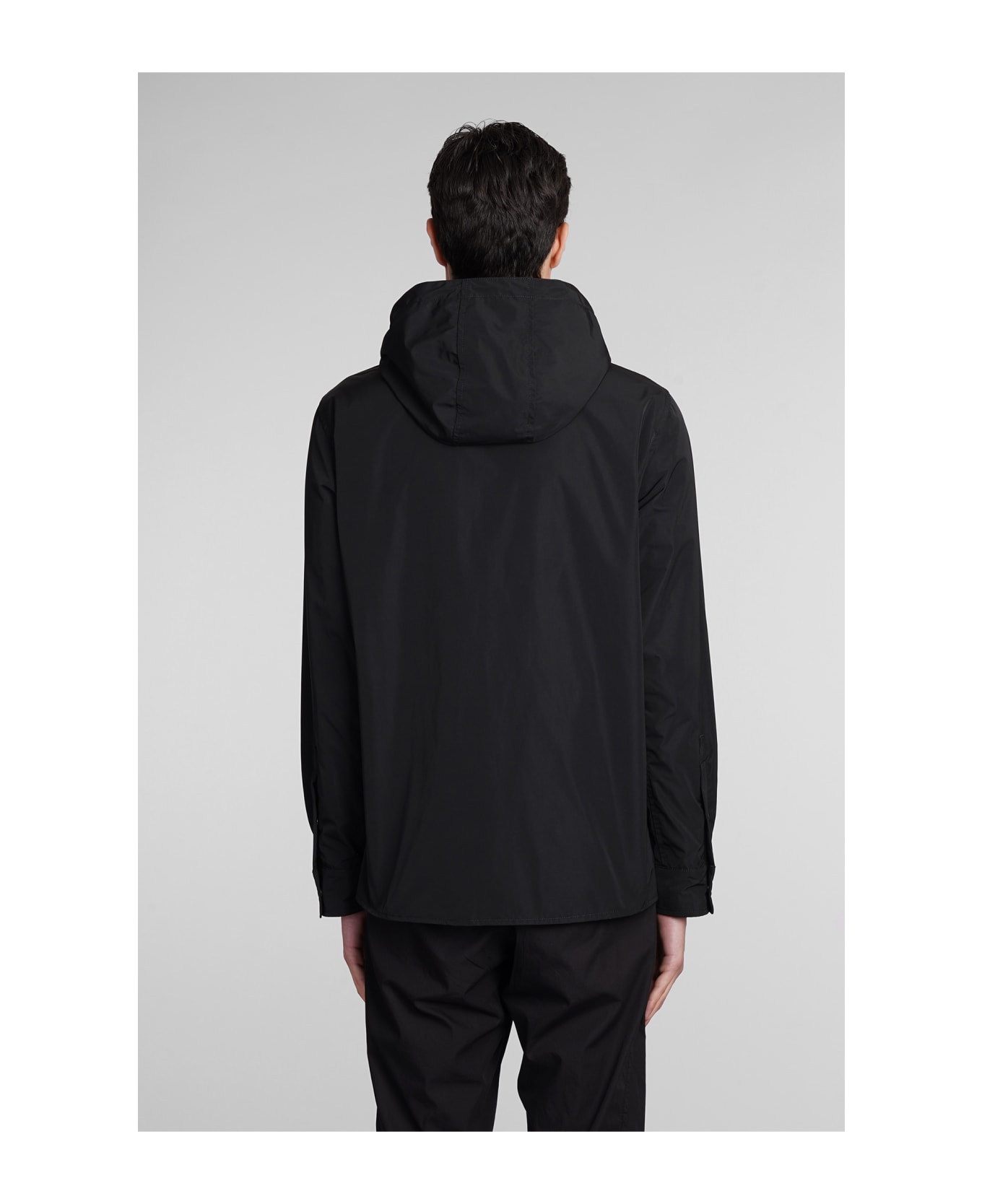 Aspesi Pioggia Aprile I Casual Jacket In Black Polyester - black
