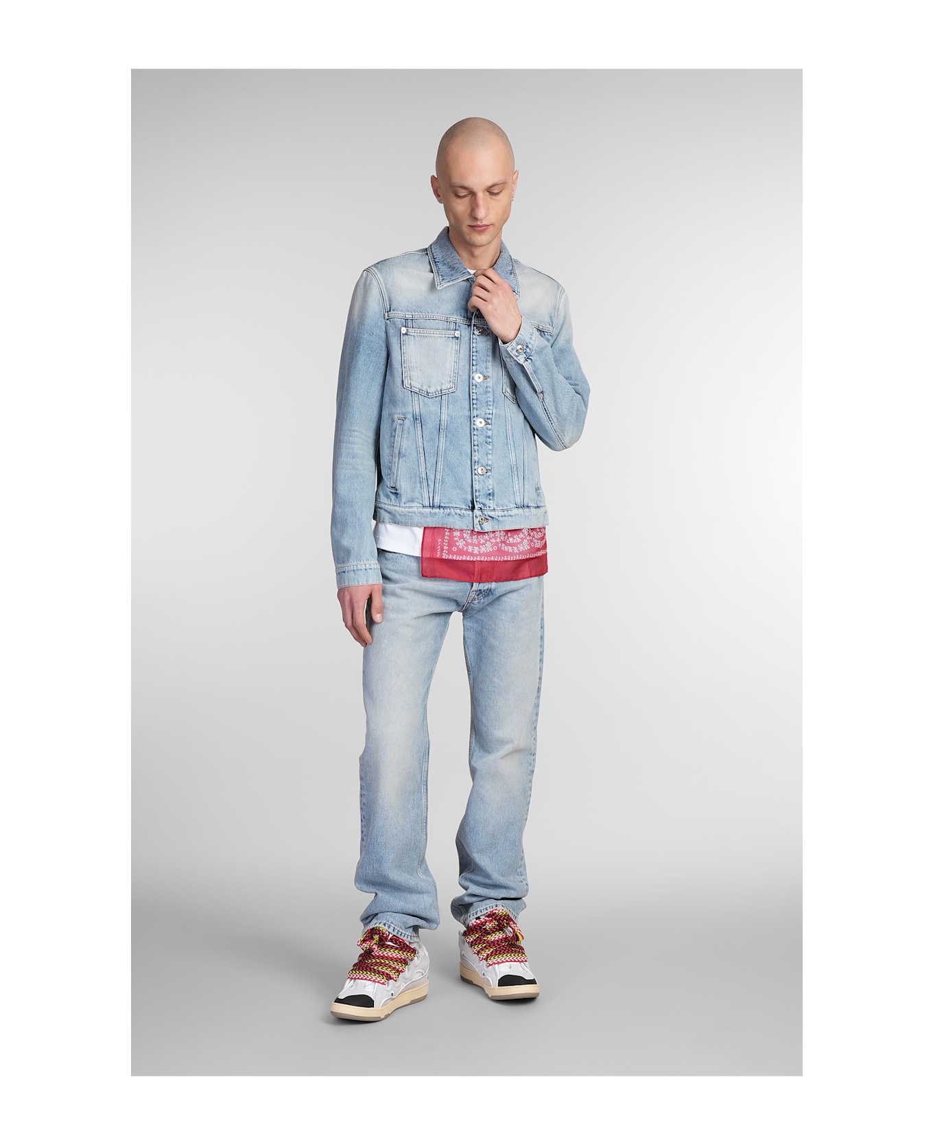 Lanvin Denim Jackets In Blue Denim - blue