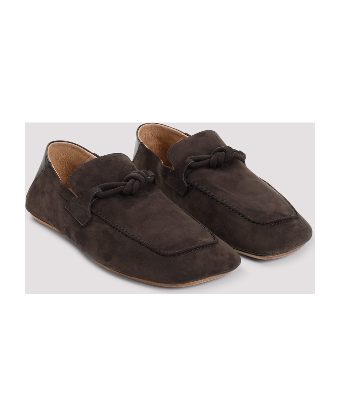 Bottega Veneta Driver With Knot Loafers - Fondant
