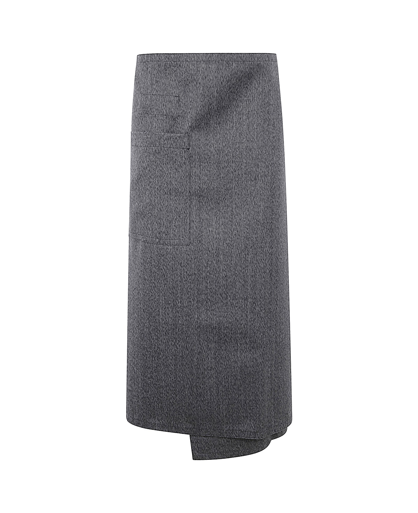 Sofie d'Hoore Long Padded Wrap Skirt - Anthracite