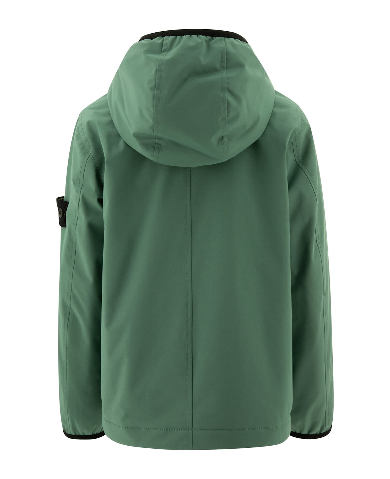 Stone Island Compass-badge Zip-up Jacket - Verde