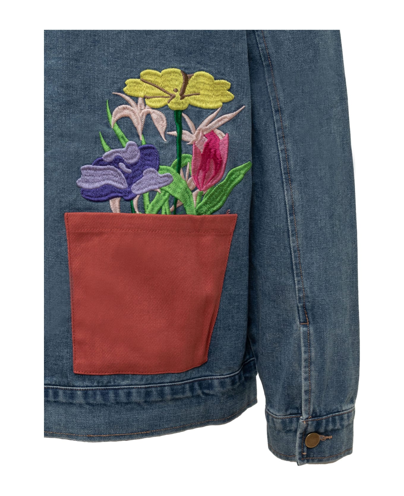 Kidsuper Flower Jacket - BLUE