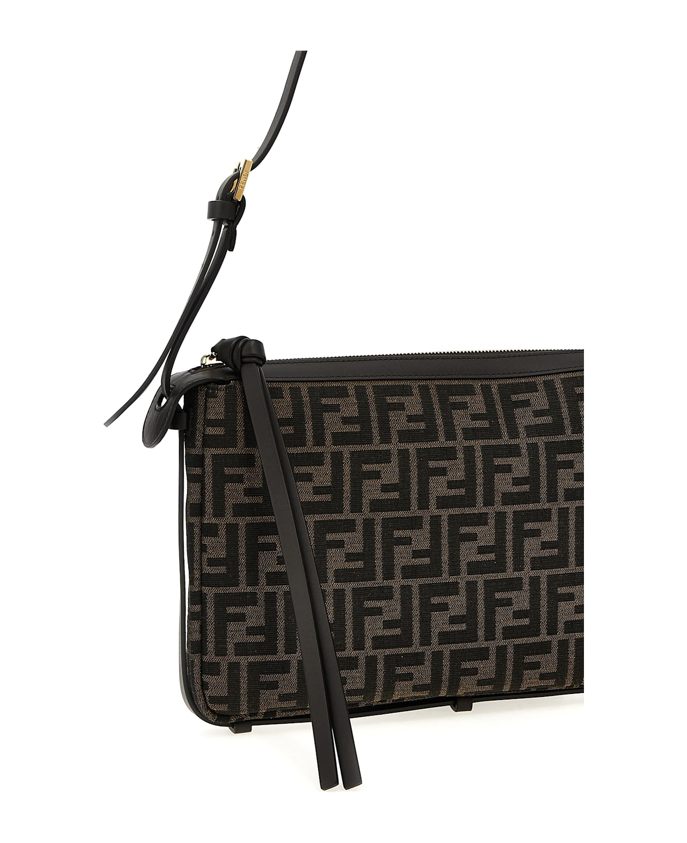 Fendi 'simply Fendi Medium' Shoulder Bag - Brown