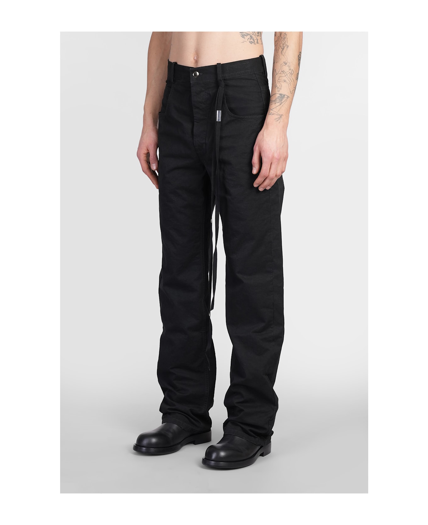Ann Demeulemeester Ronald Pants In Black Cotton - black