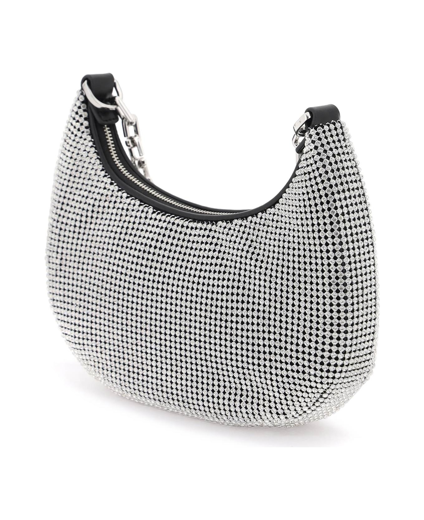 Marc Jacobs The Rhinestone Small Curve Shoulder Bag - CRYSTALS