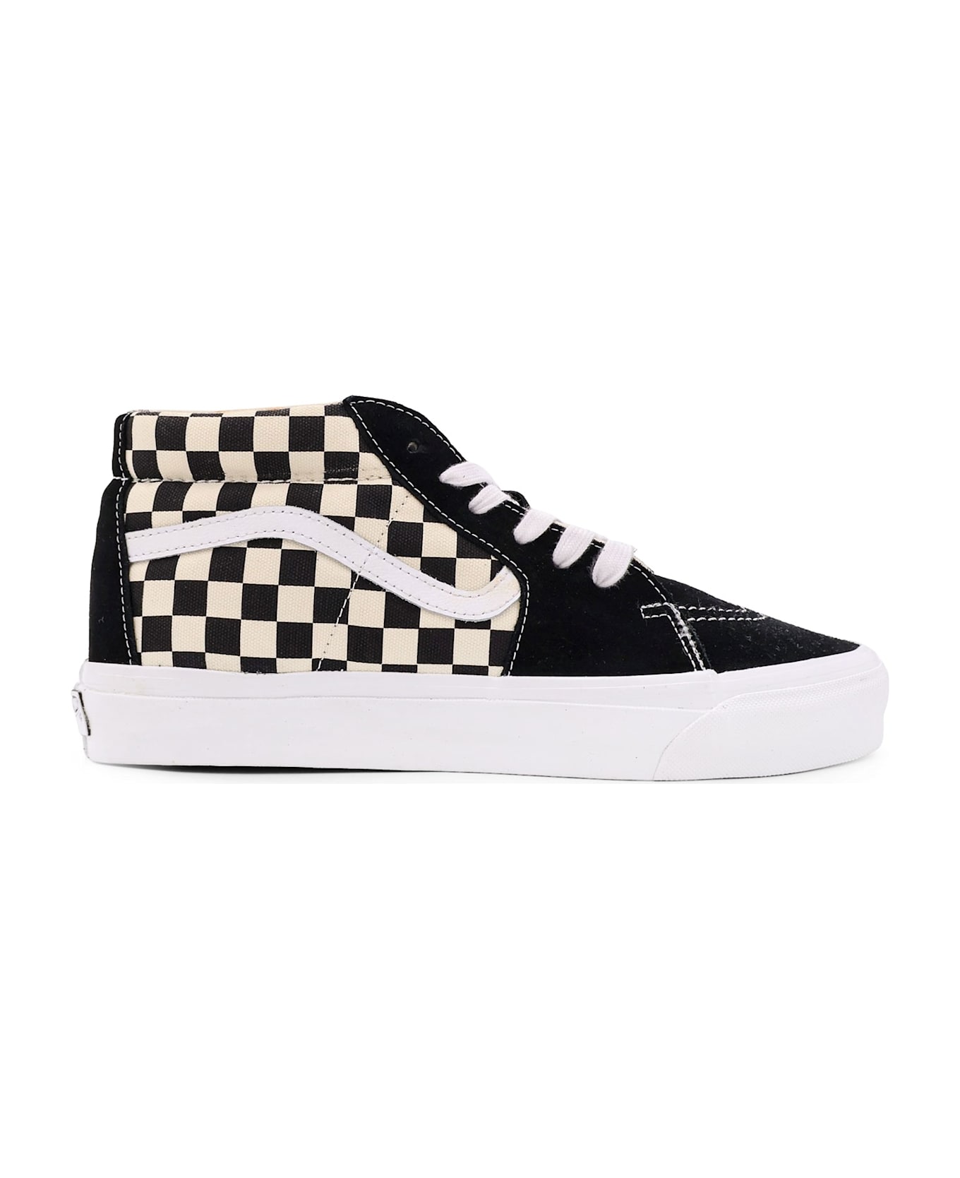 Vans Sk8-mid Reissue 83 Canvas High-top Sneakers - Black