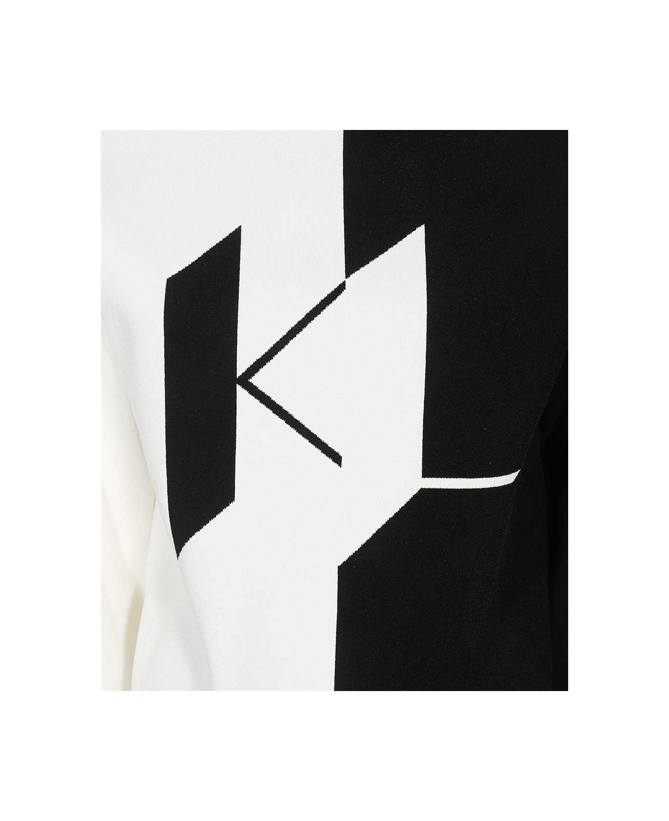 Karl Lagerfeld Turtleneck Sweater - White ニットウェア
