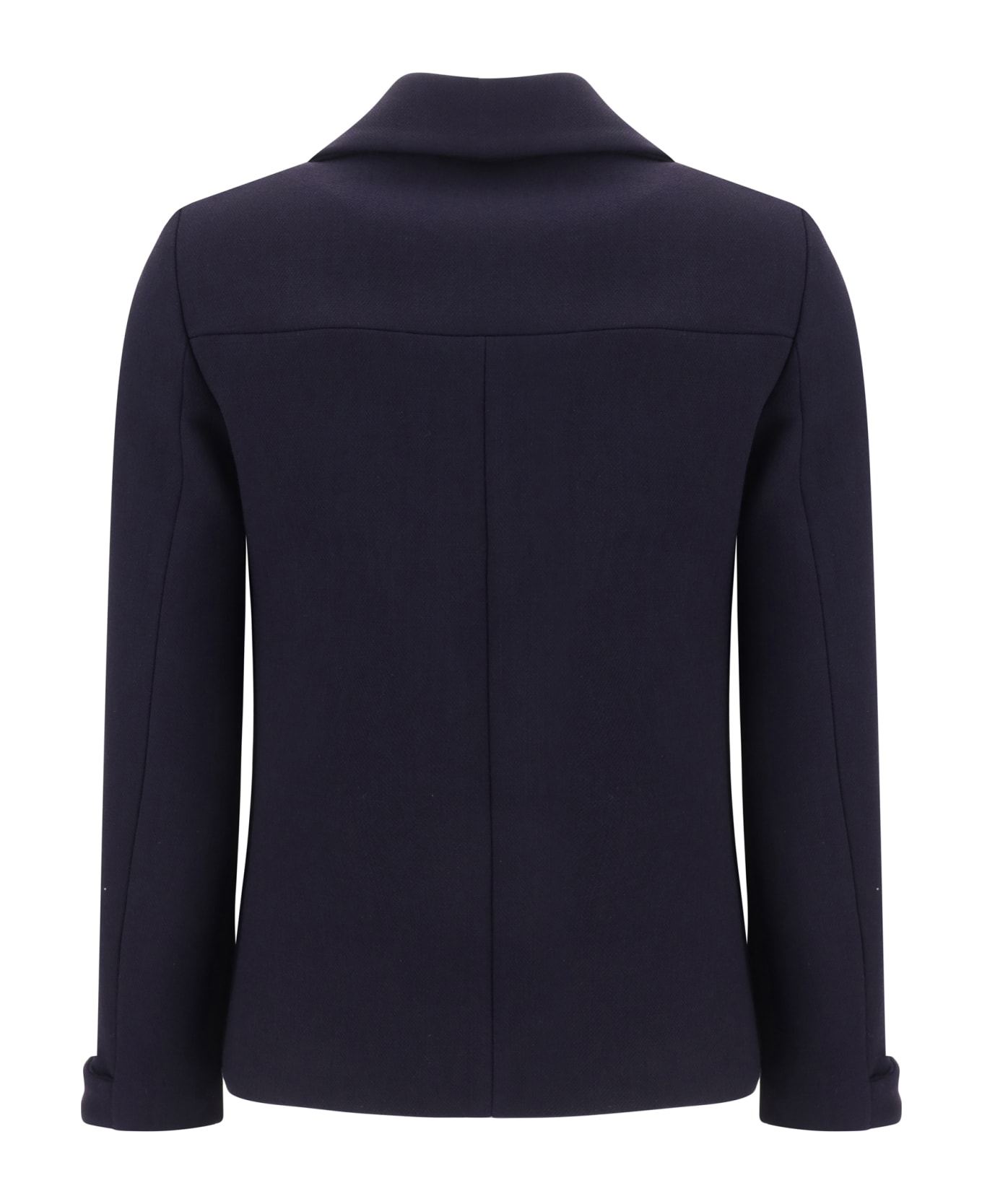 Valentino Metal V Coat - Navy