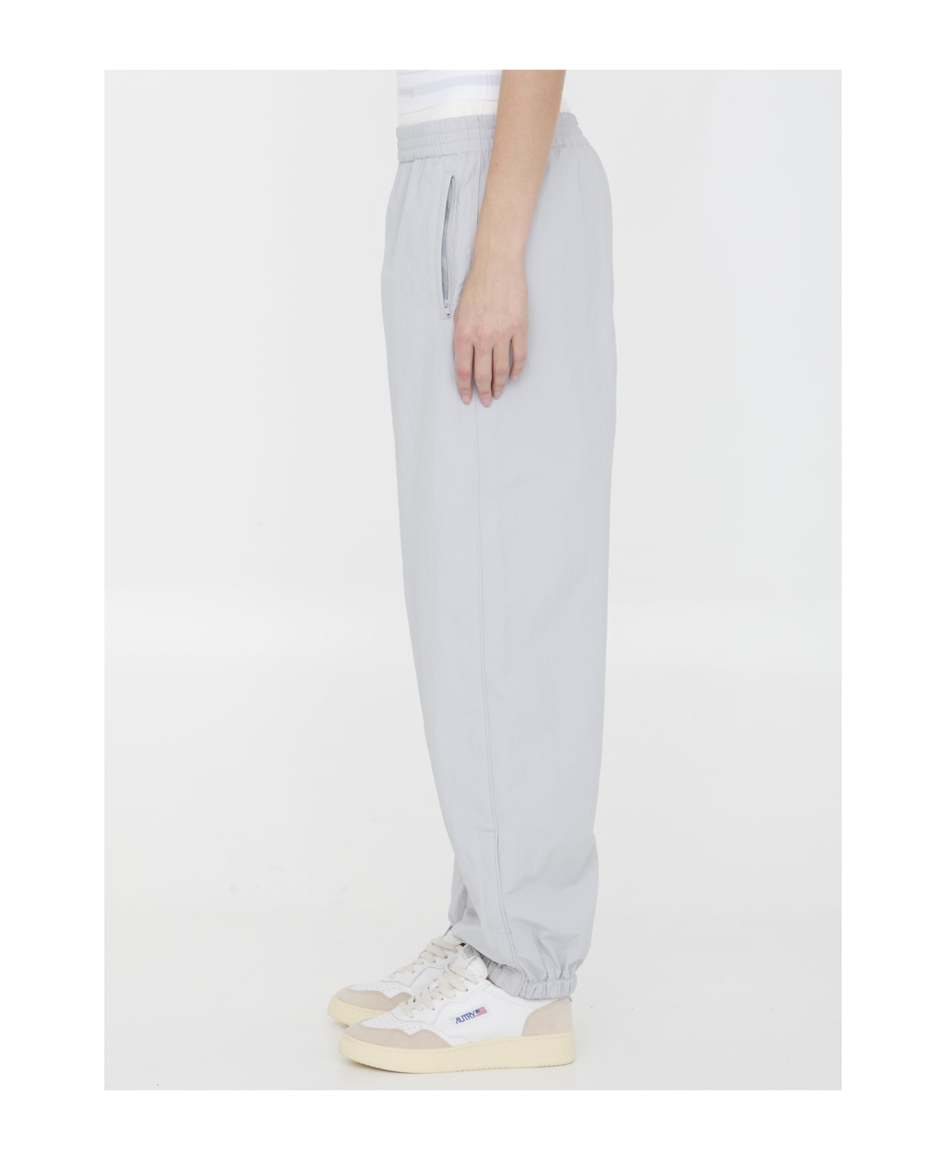 Alexander Wang Track Pants With Pre-styled Underwear - GREY