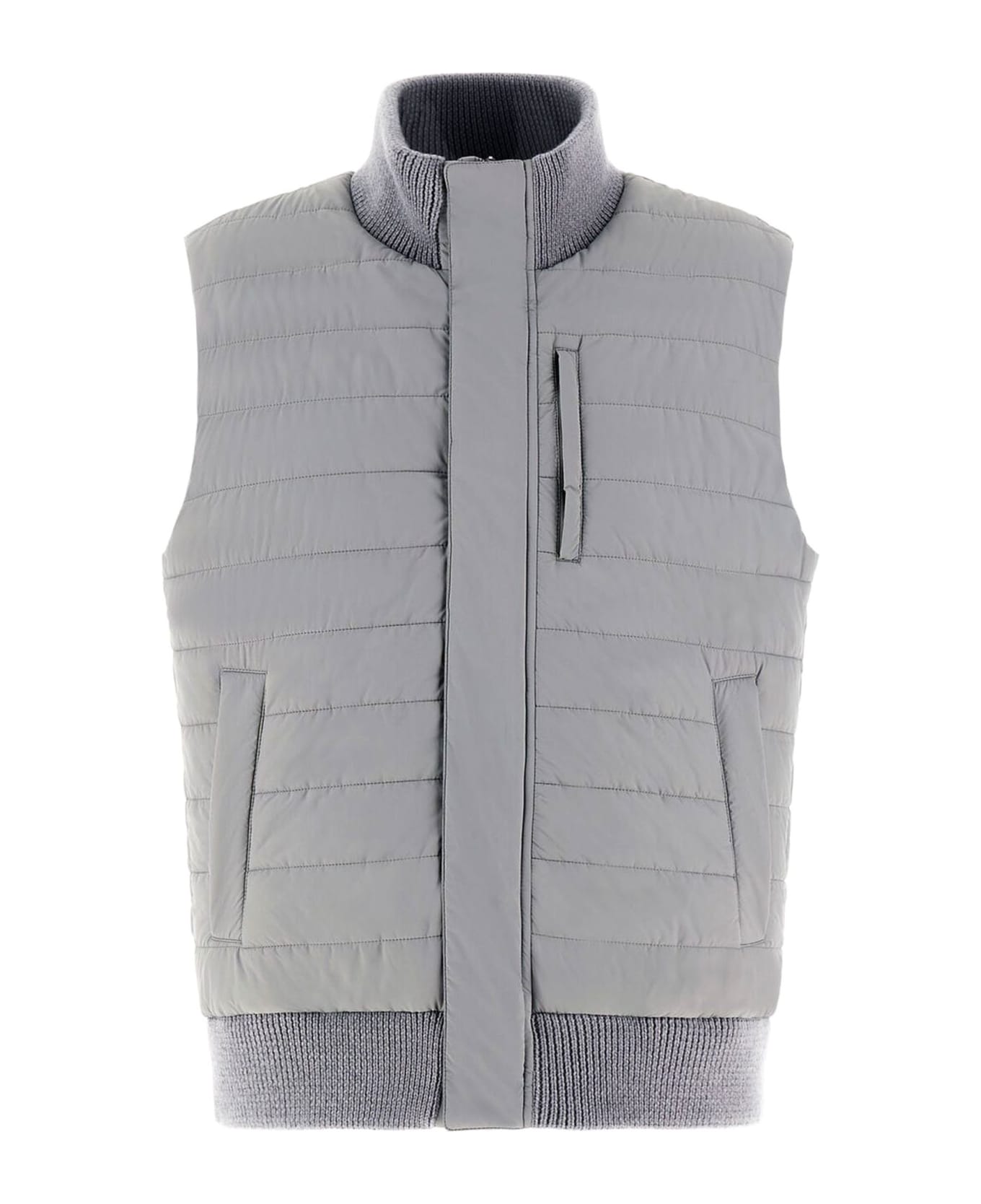 ジャケット HERNO Cream Nylon Vest SLEEVELESS JACKET IN NYLON ULTRALIGHT in Chantilly for Women