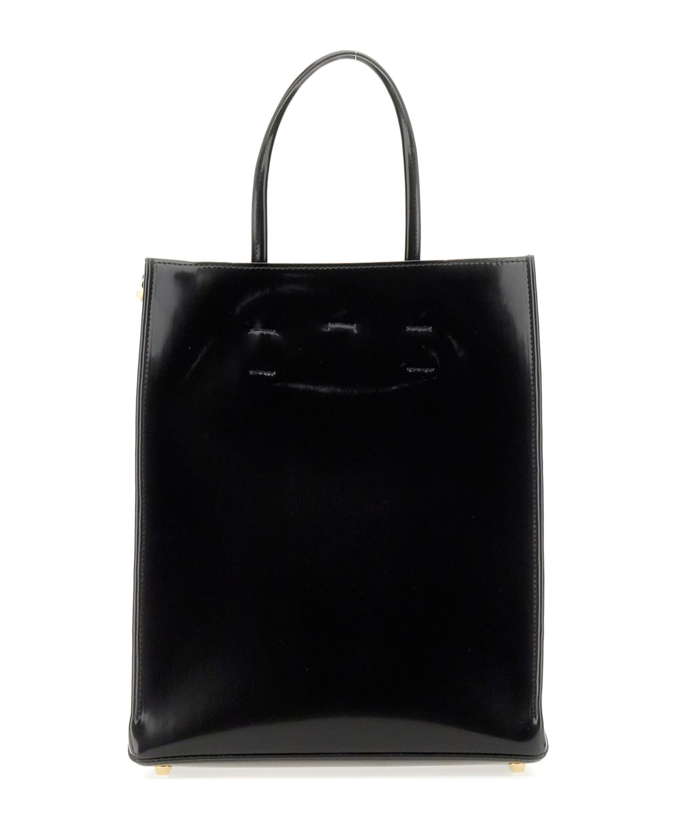 N.21 Small Vertical Shopper Bag - NERO