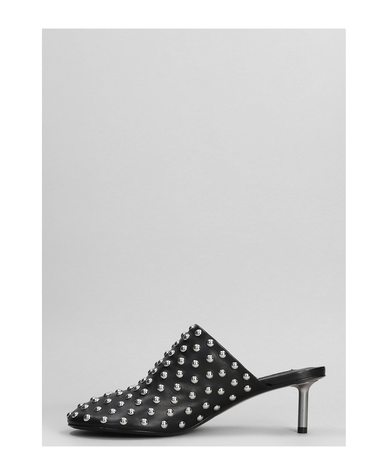 Jil Sander Slipper-mule In Black Leather - black