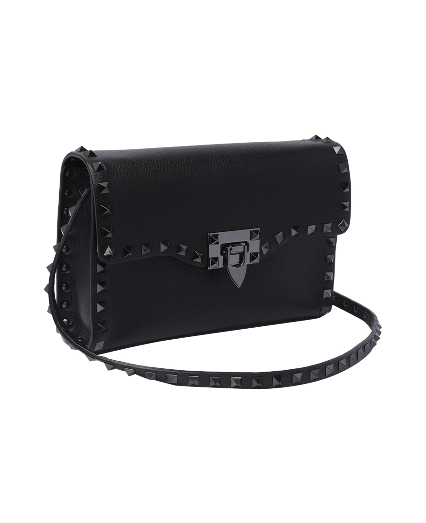 Valentino Garavani Small Rockstud Crossbody Bag - Black