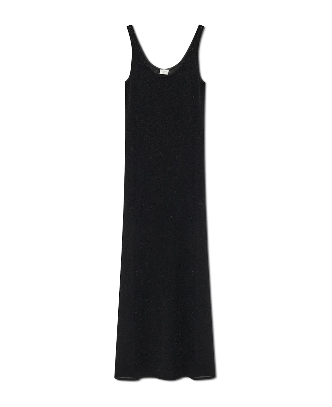 Saint Laurent Dress With Lurex Thread - BLACK