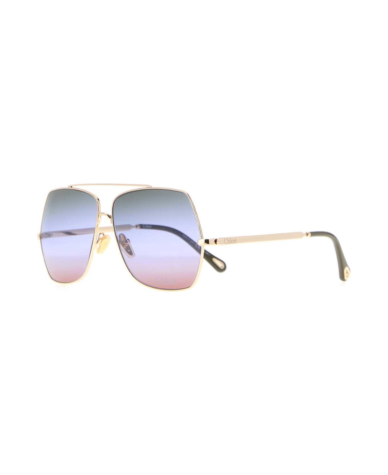 Chloé Platinum Metal Sunglasses - 62