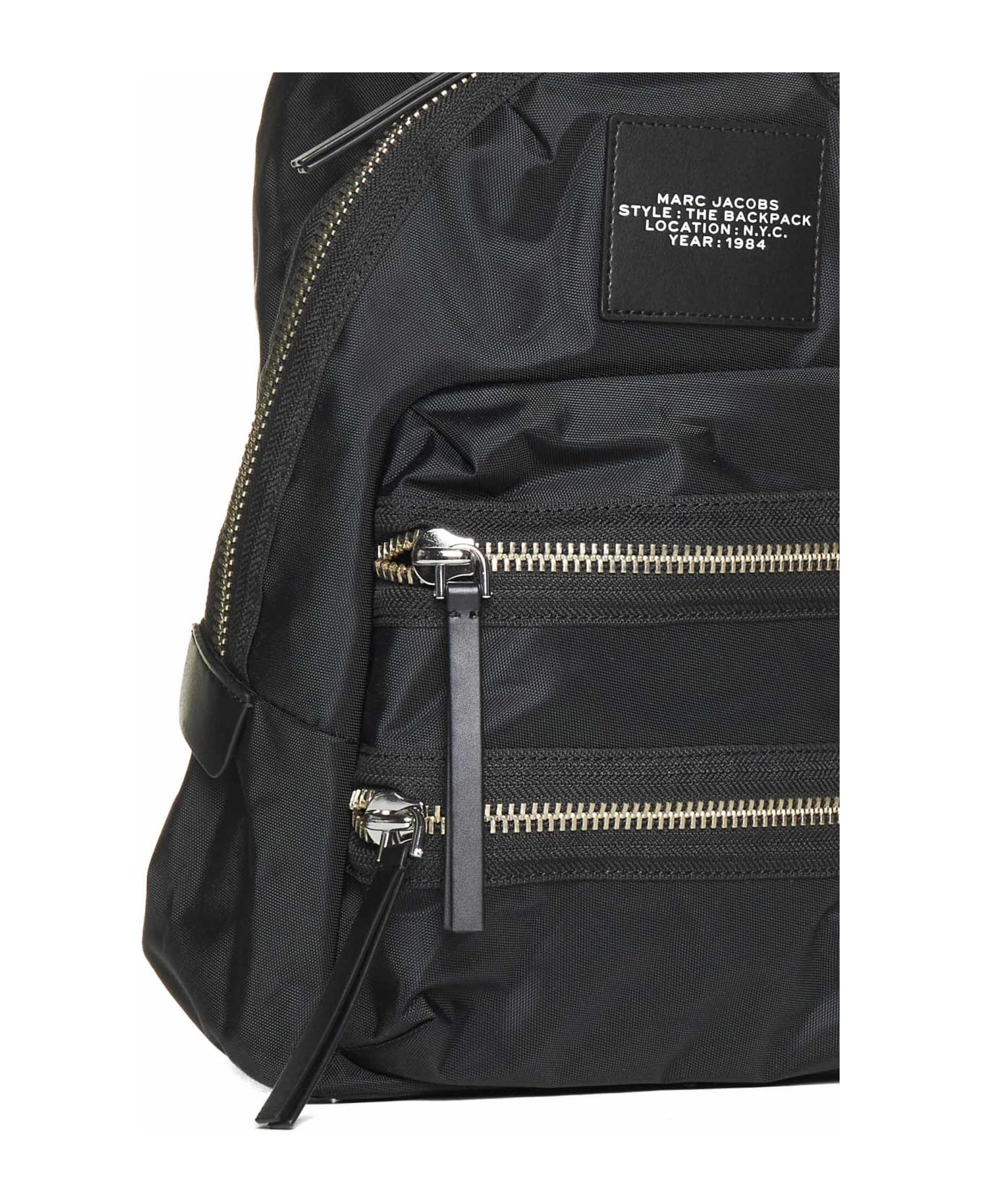 Marc Jacobs The Biker Nylon Medium Backpack - Black バックパック