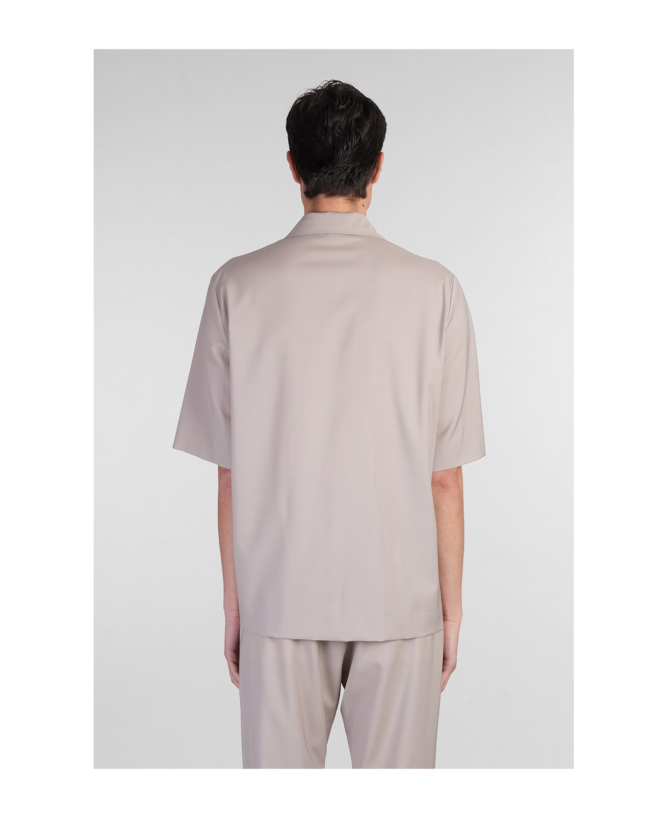 Barena Atila Shirt In Beige Wool - beige