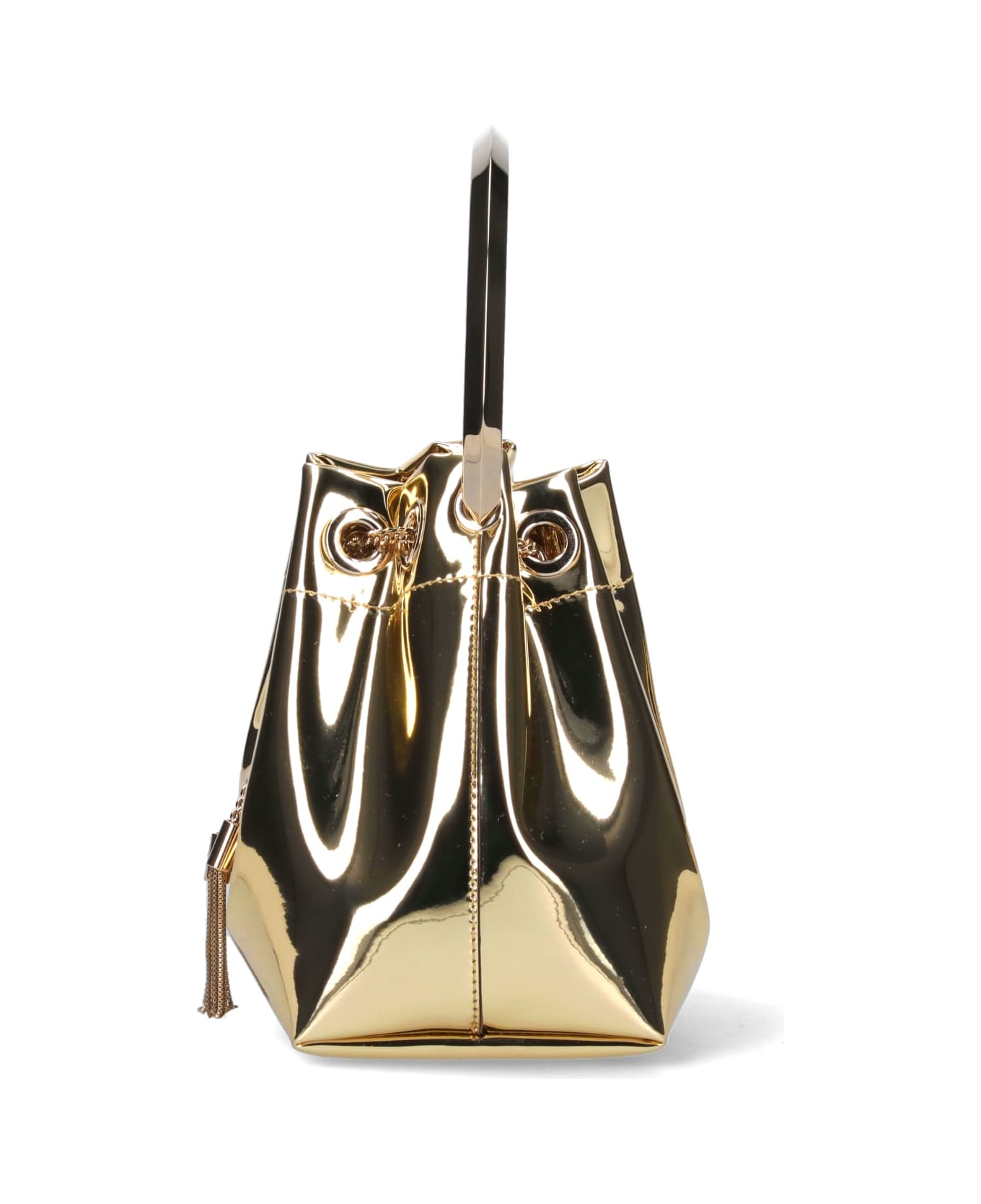 Jimmy Choo "bon Bon" Mini Bucket Bag - Gold
