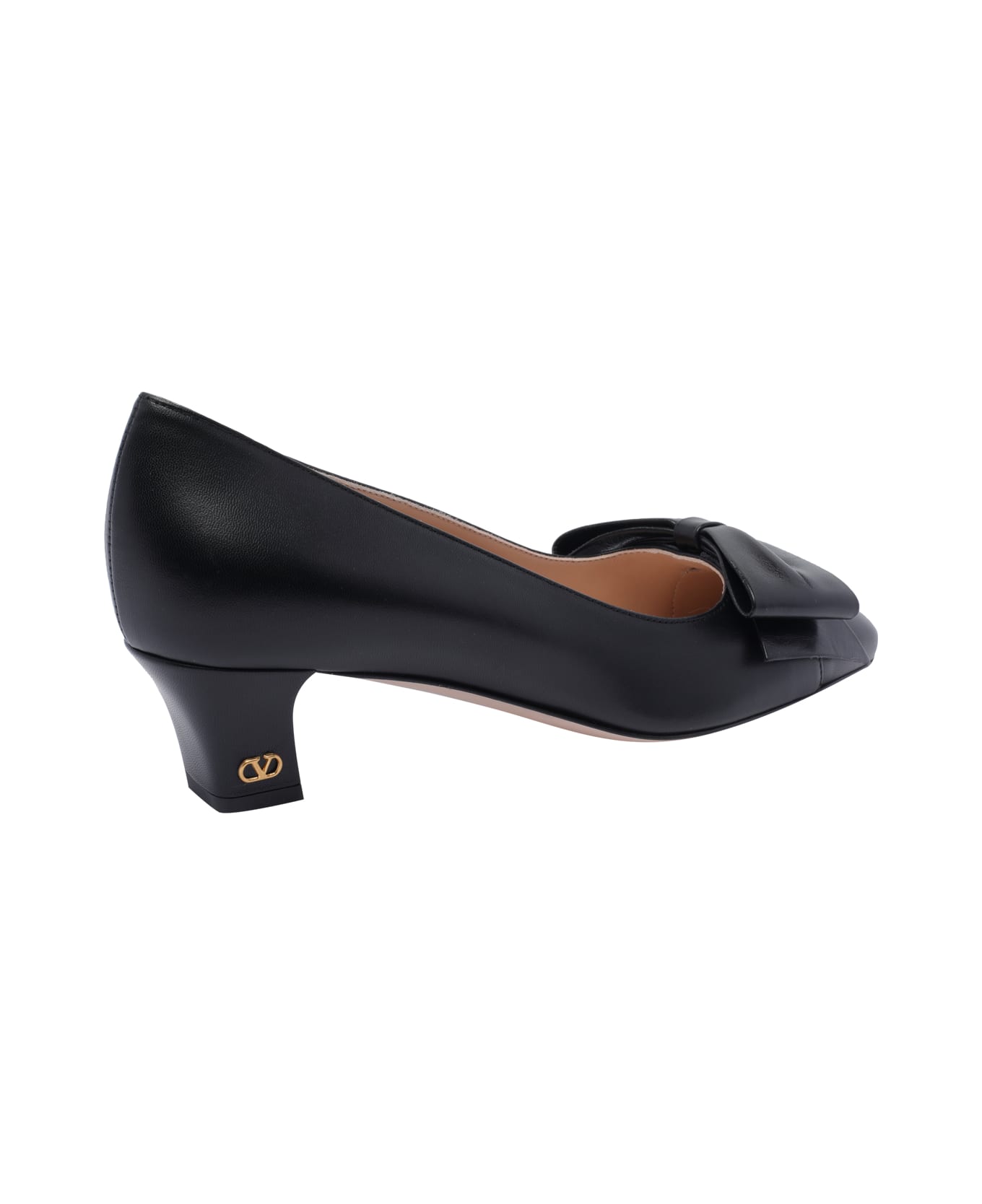 Valentino Garavani Bowbow Decollete' - Black