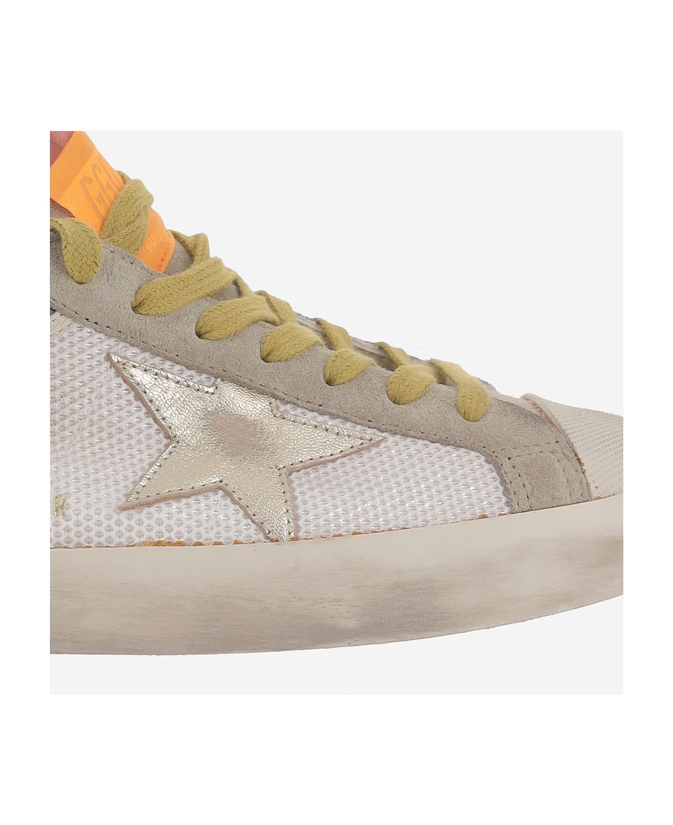 Golden Goose Superstar Mesh Sneakers - Red