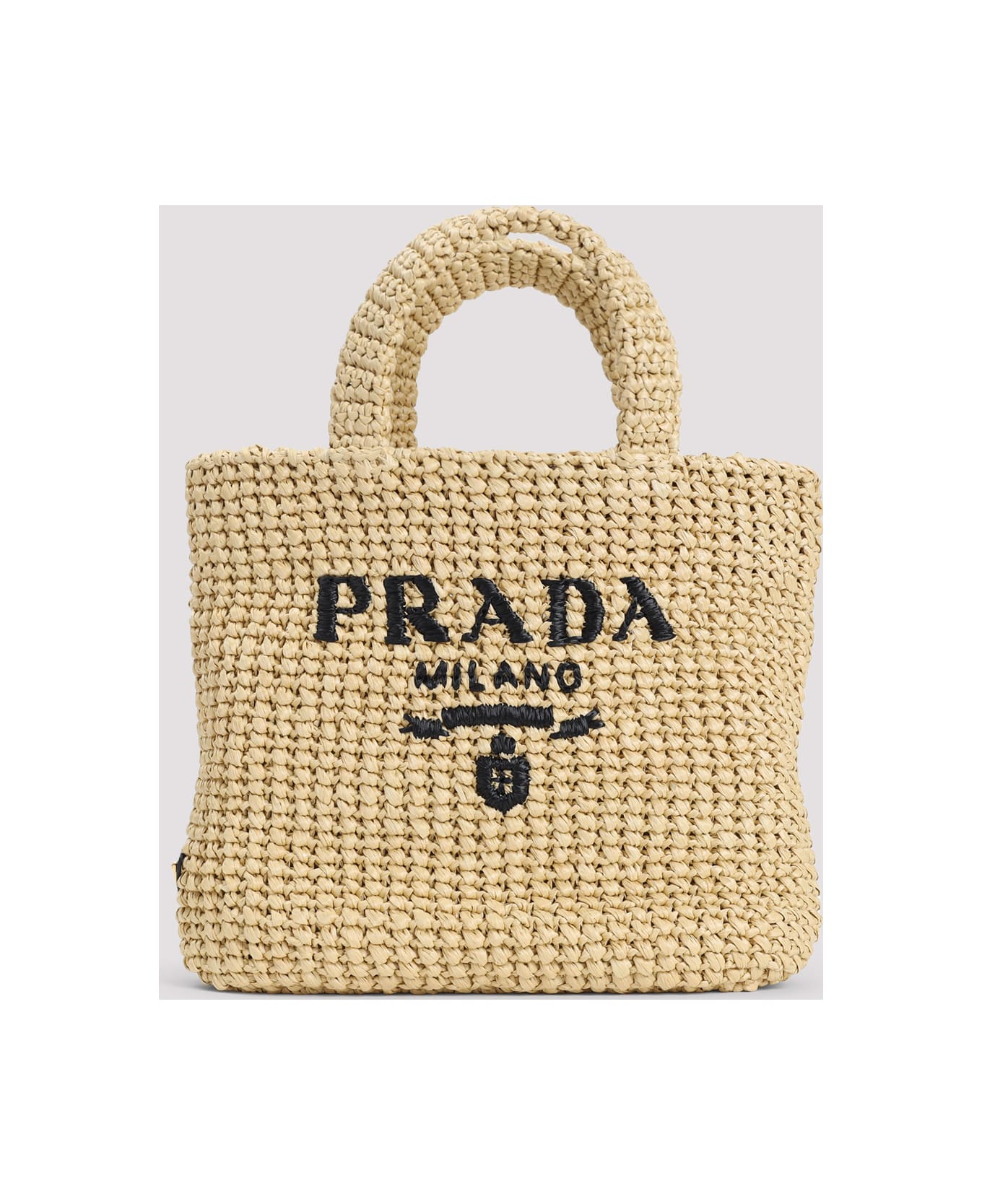 Prada Raffia Handbag - NATURALE