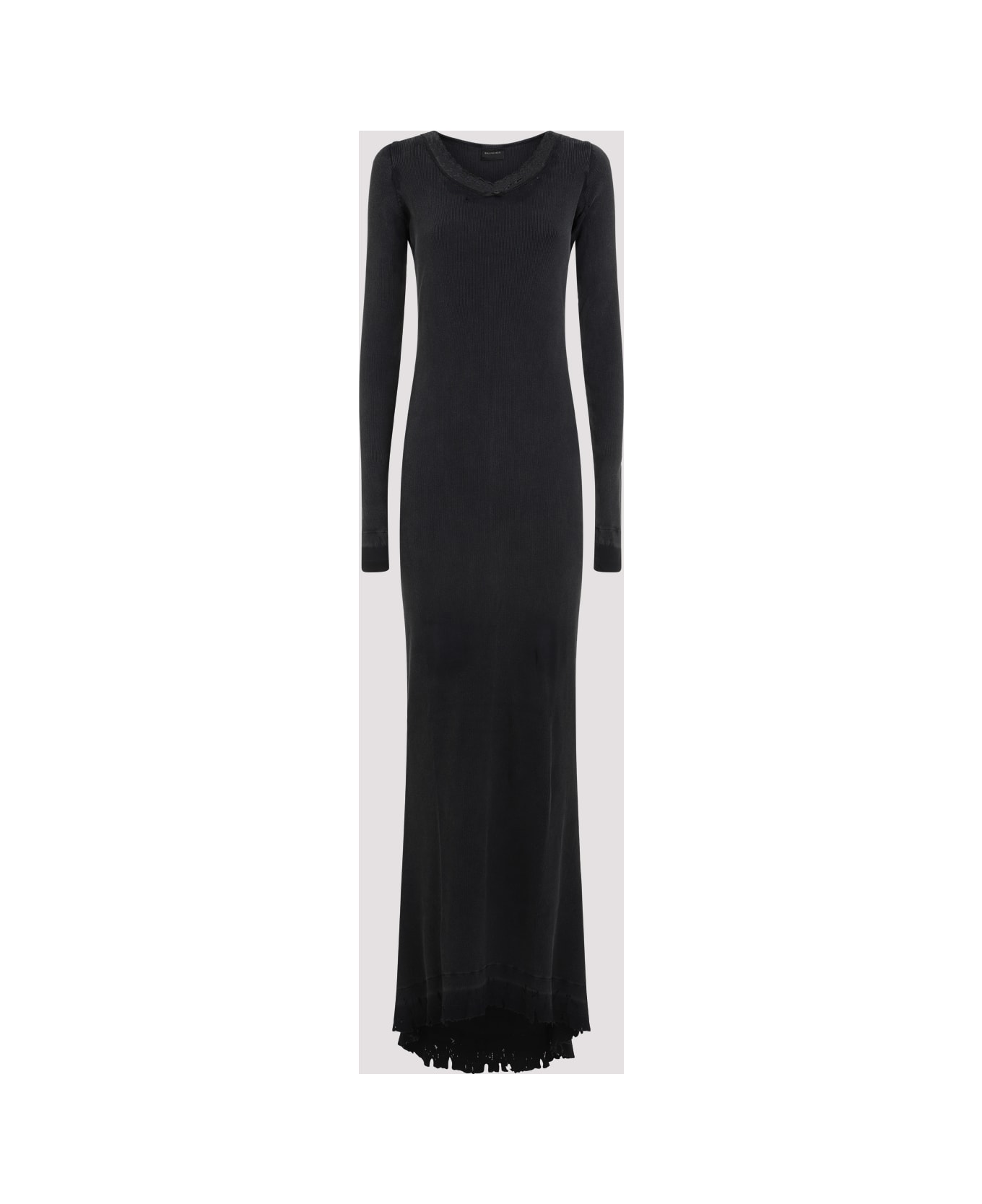 Balenciaga Lingerie Maxi Dress - Washed Black