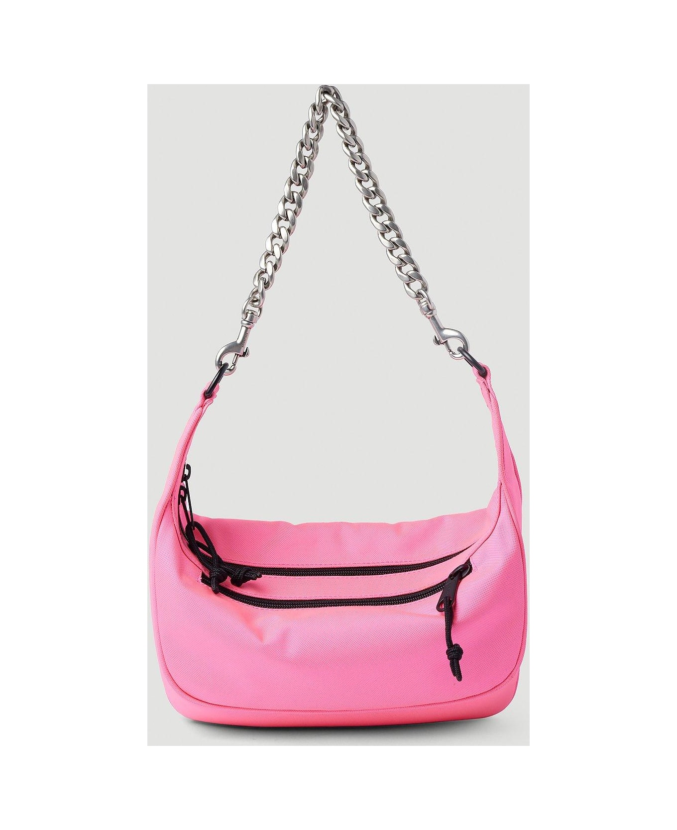 Balenciaga Raver Medium Chained Shoulder Bag - Pink