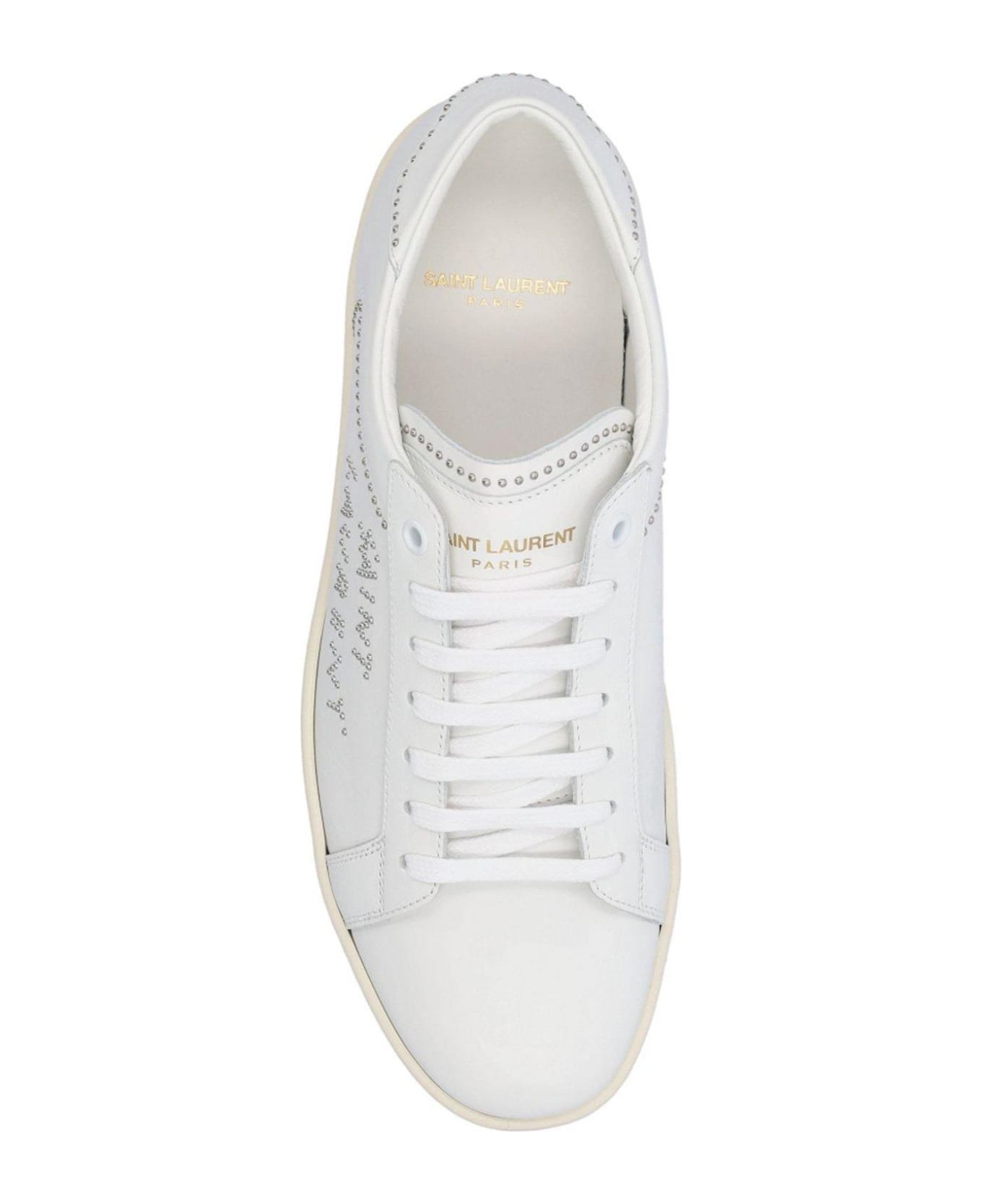 Saint Laurent Sl/08 Low-top Sneakers - WHITE