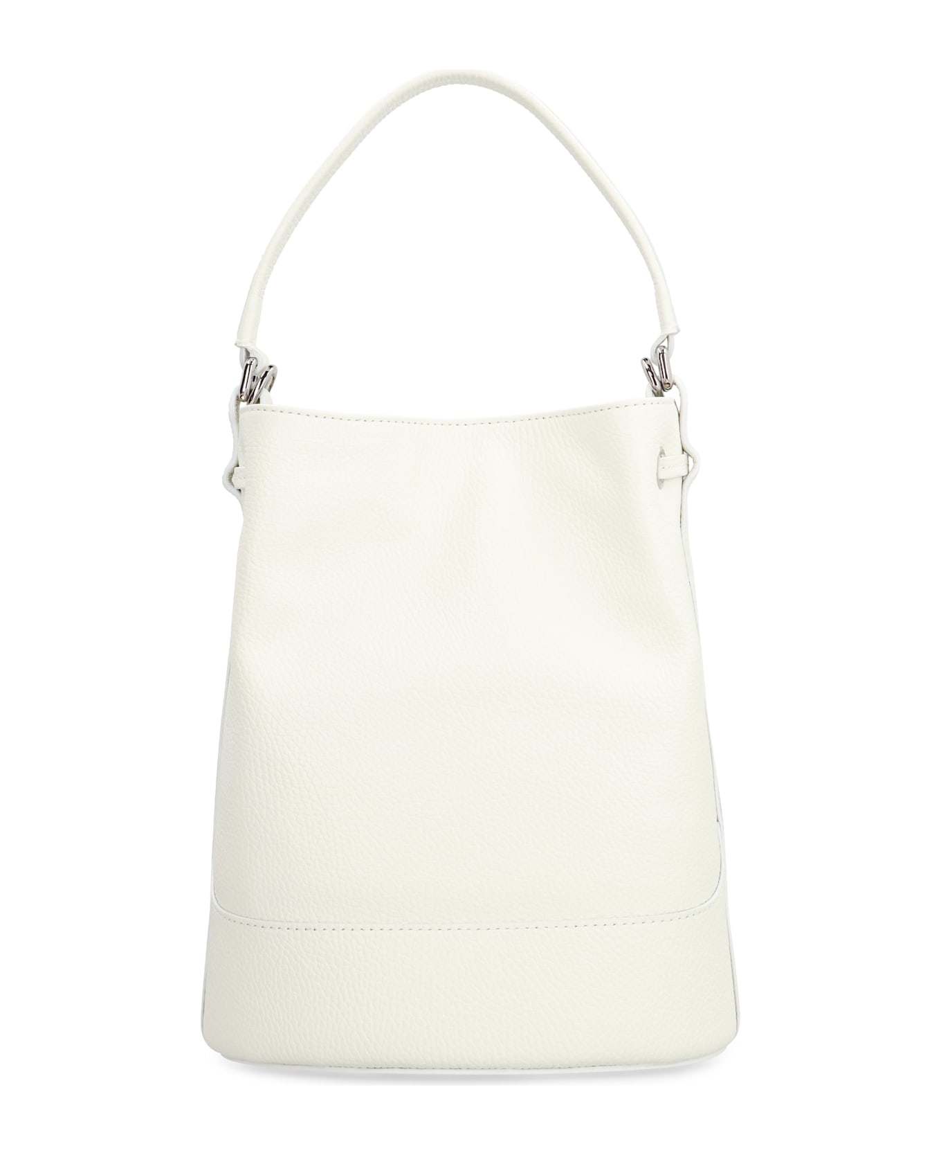 Zanellato Monda S Leather Bucket Bag - White