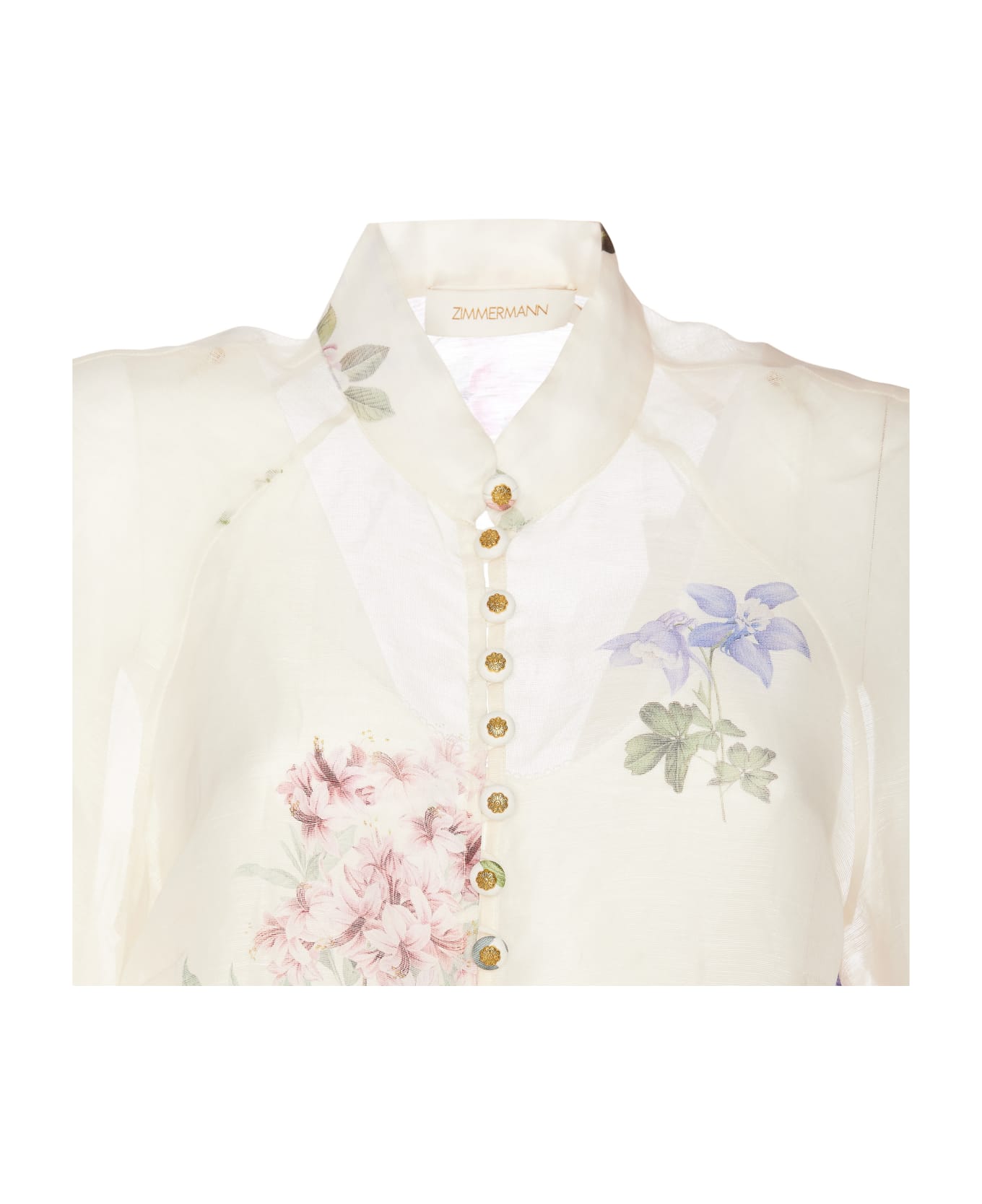 Zimmermann Natura Blouse - Botanical Ivory