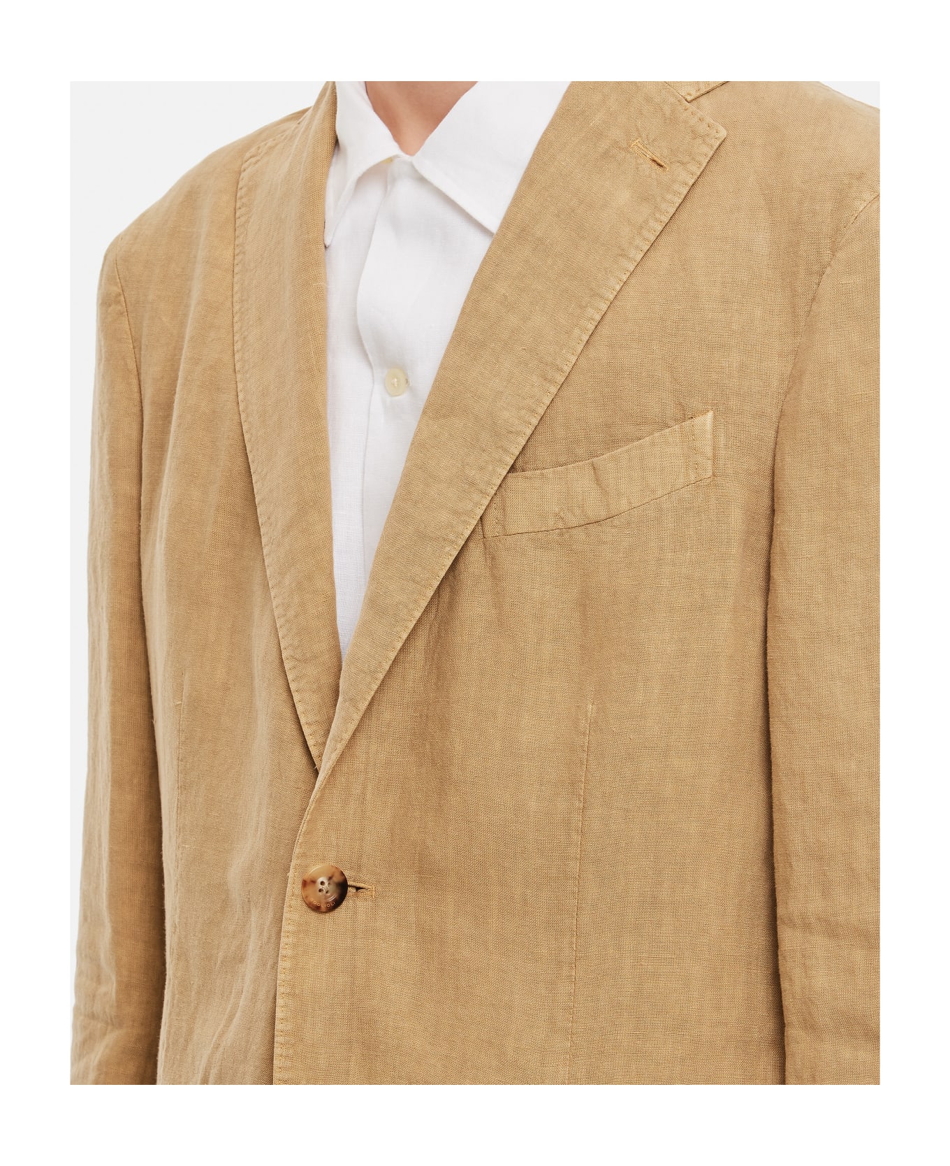 Boglioli Single-breasted Jacket - Beige