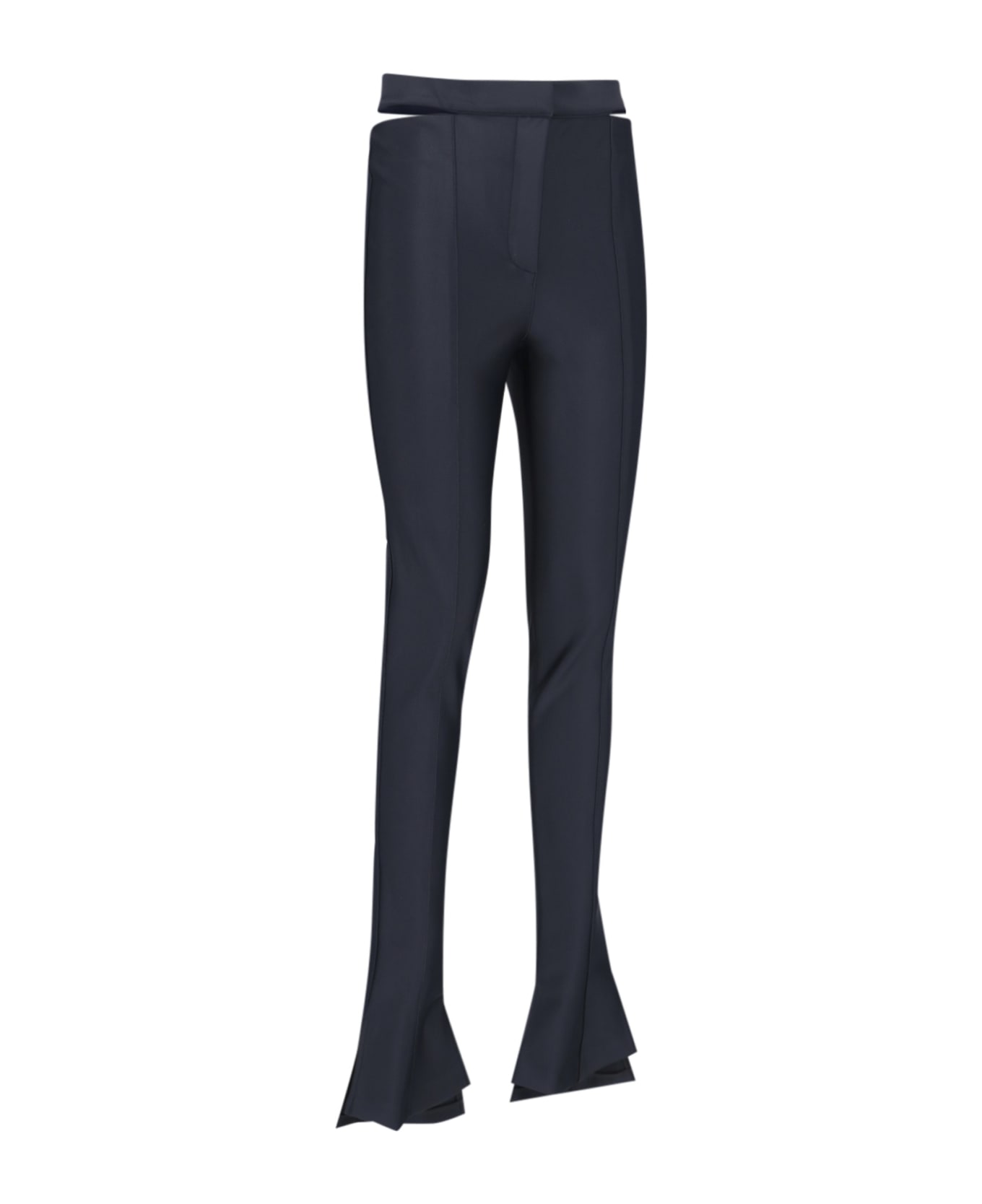 Mugler Cut-out Pants - Black