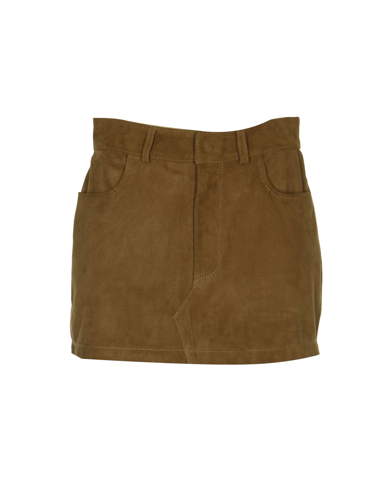 DFour 5 Pockets Short Skirt - Taupe