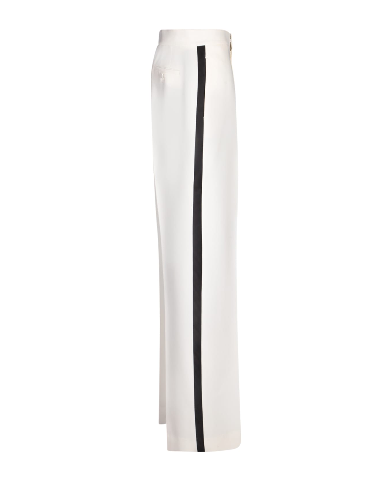 Gucci Side Band Pants - White/Black