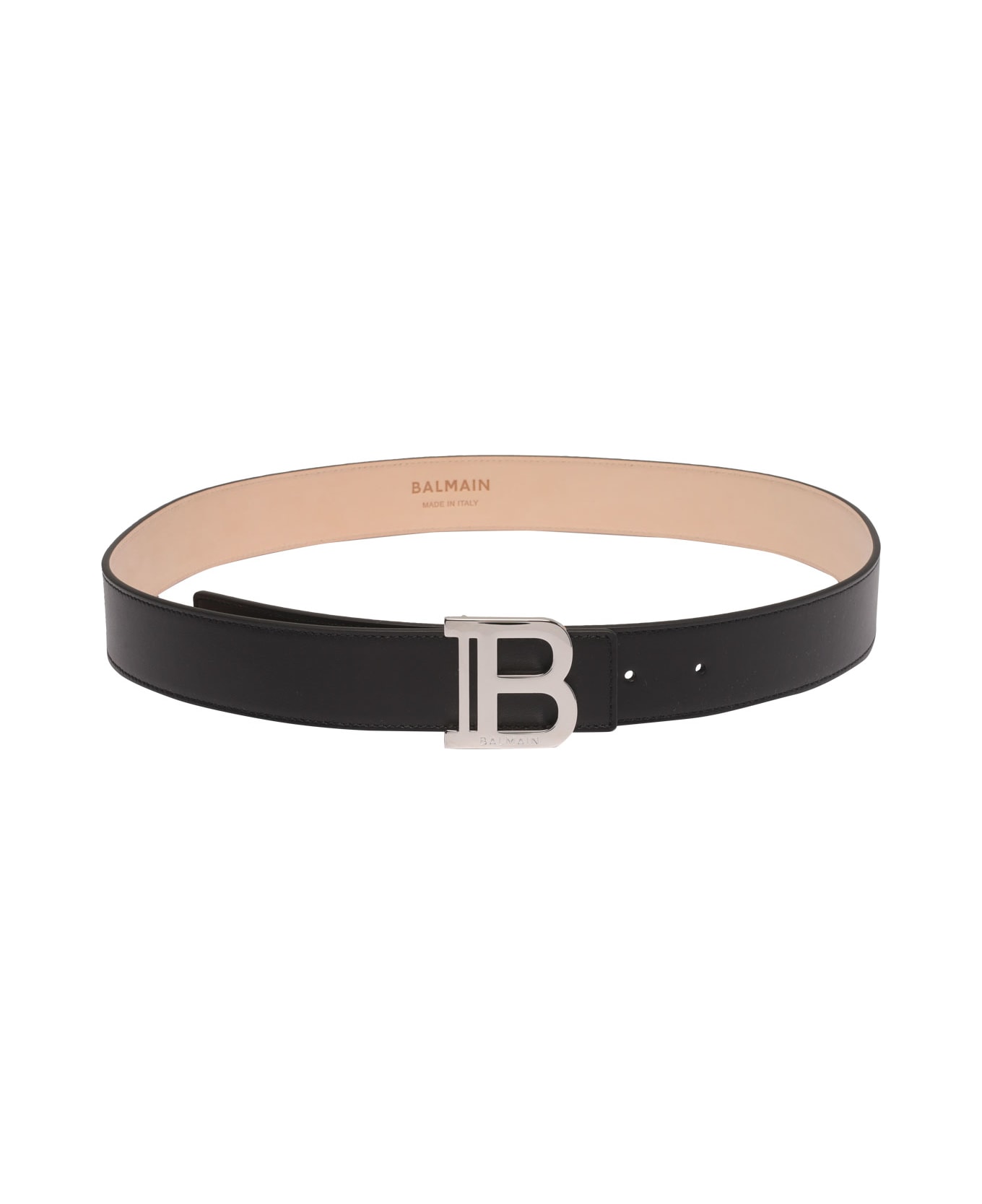 Balmain Leather Belt - Black ベルト