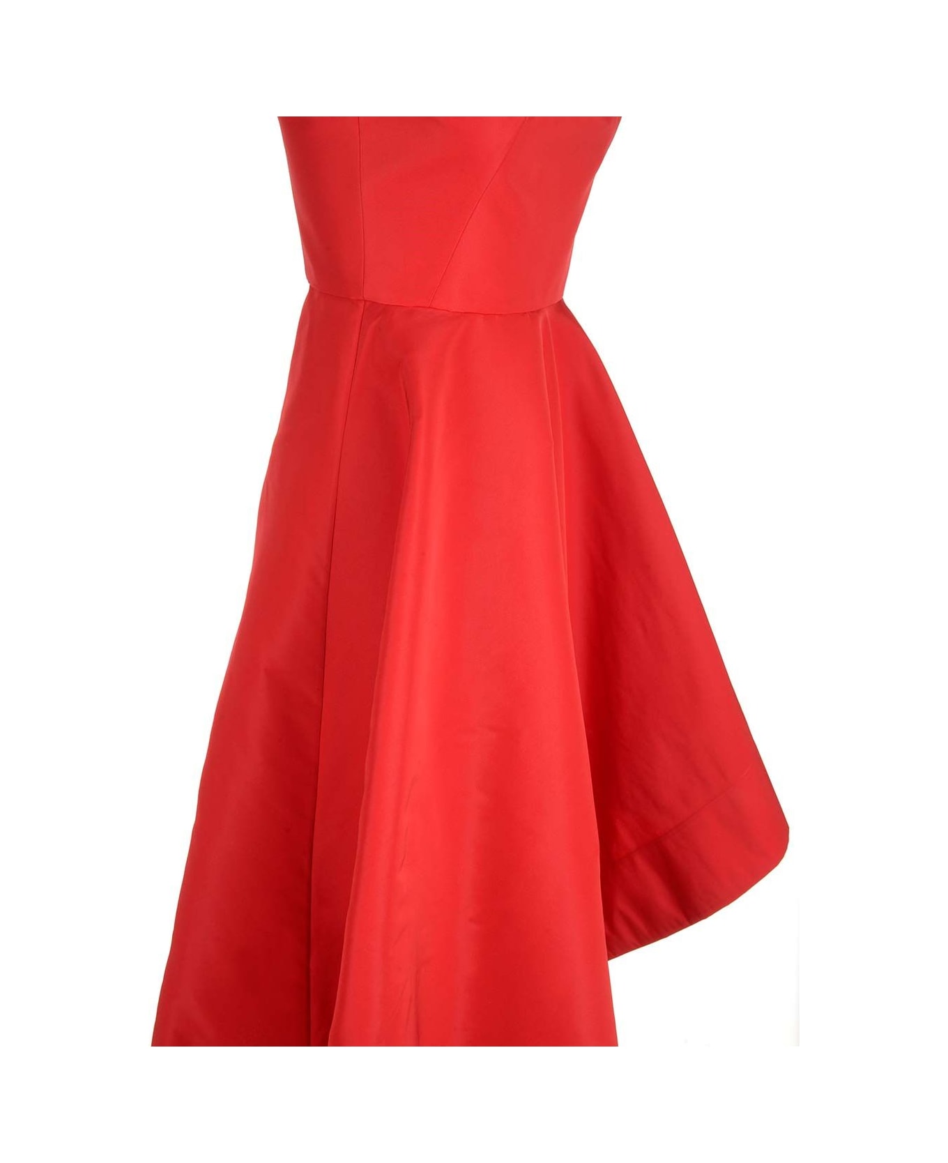 Alexander McQueen Red Midi Dress - Red