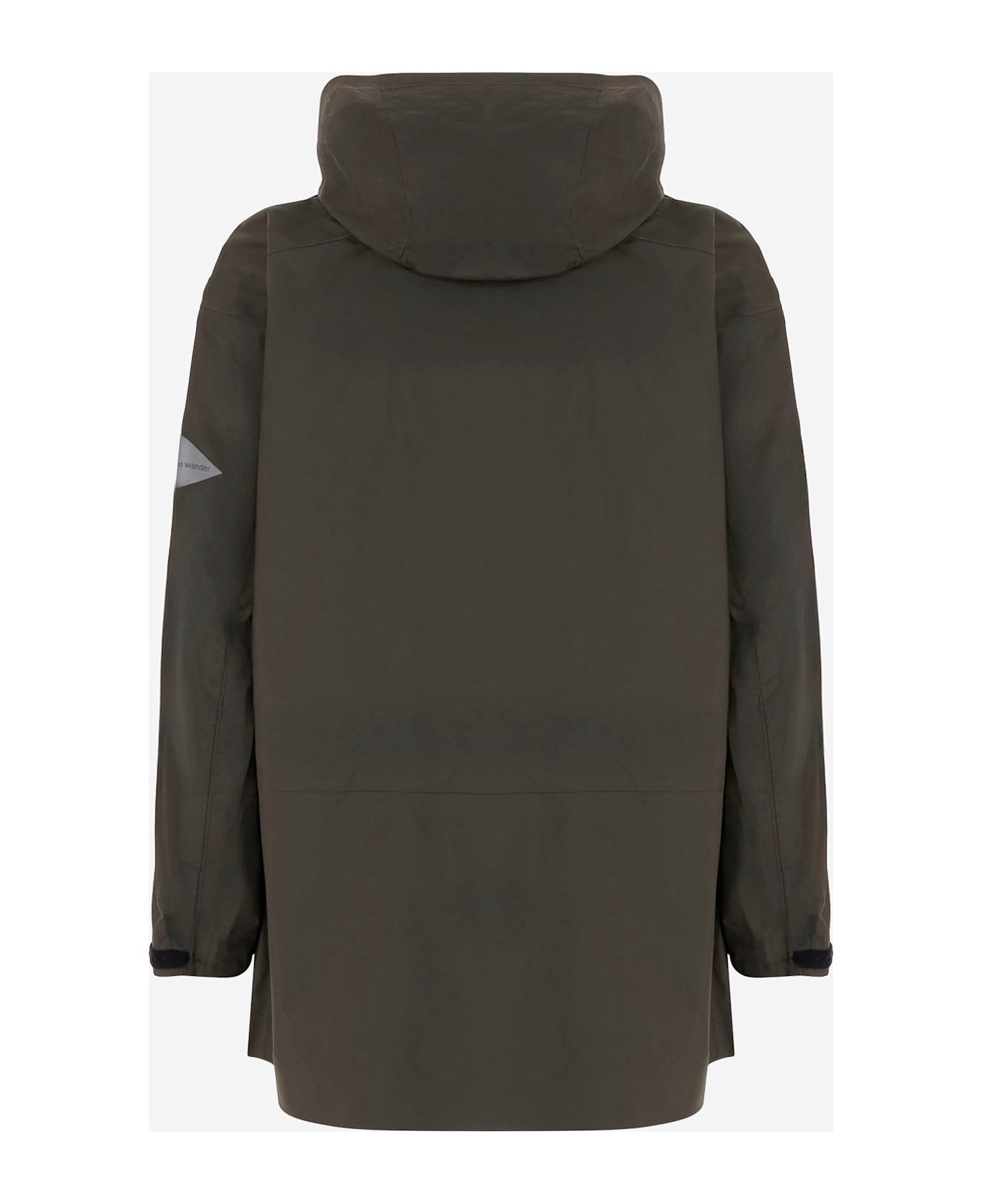 And Wander Technical Jacket With Hood And Multiple Pockets - CACHI SCURO