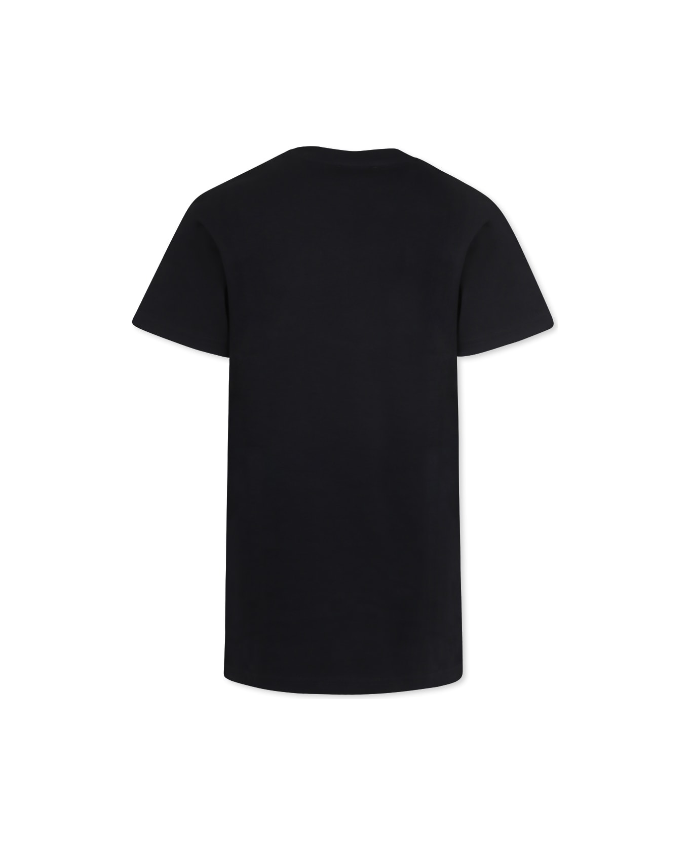 Marc Jacobs Black Dress For Girl With Bag Print - Black